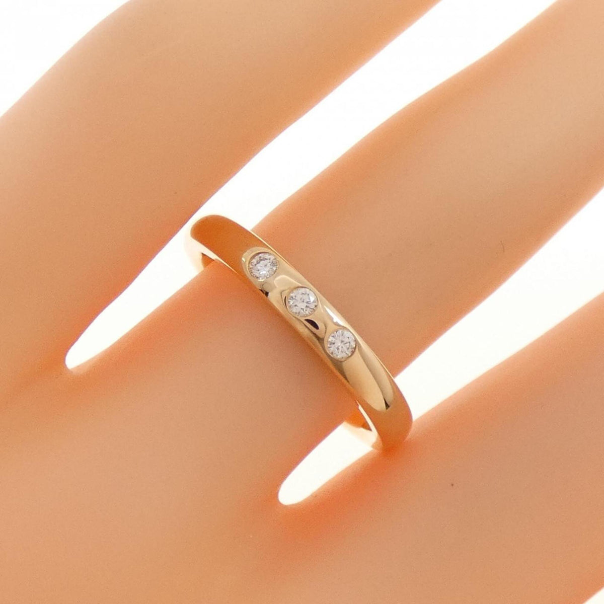 Tiffany Pink Gold (18K) Band Ring (Pre-Owned)