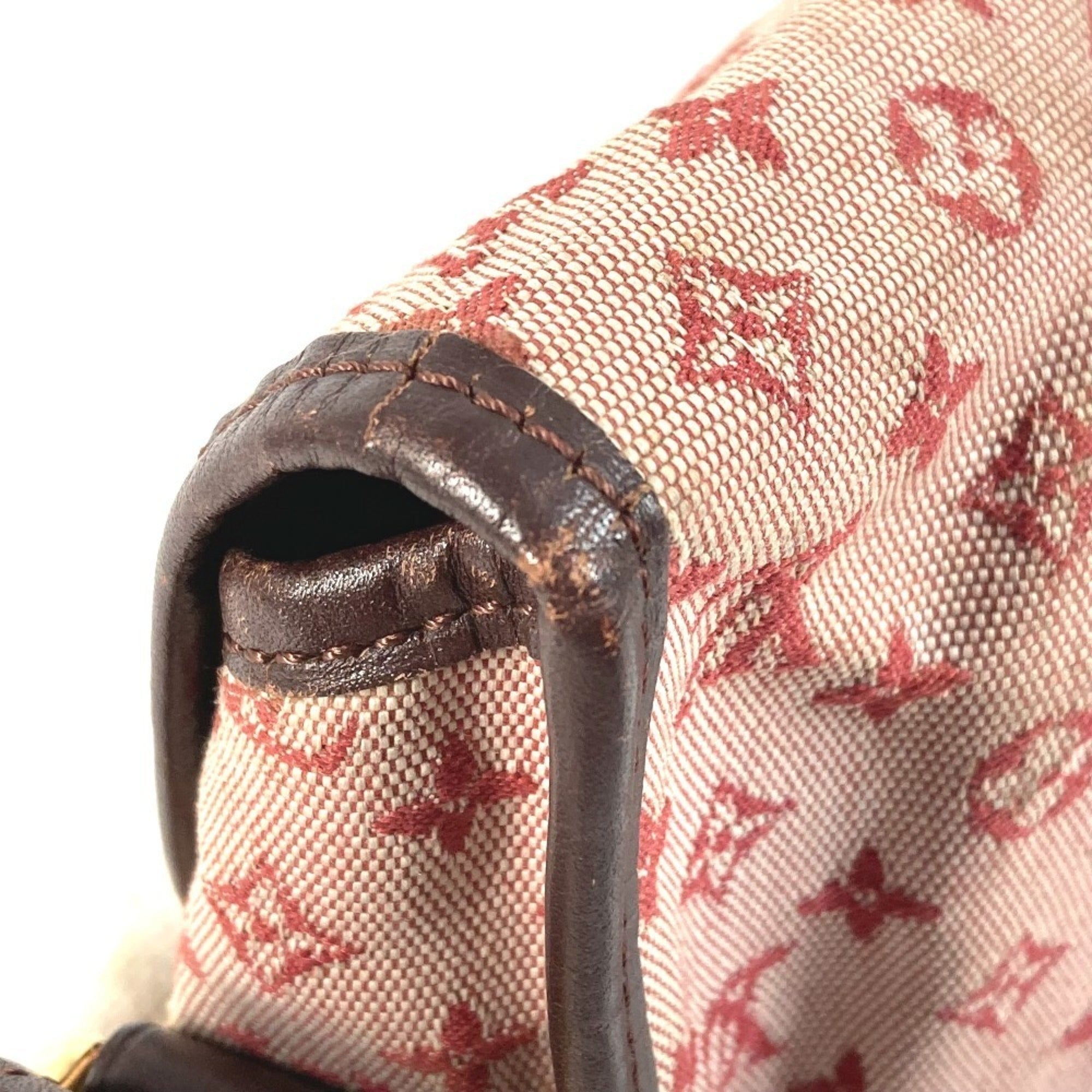 Louis Vuitton Cherry Red Color Monogram Mini Pochette Shoulder Bag (Pre-Owned)