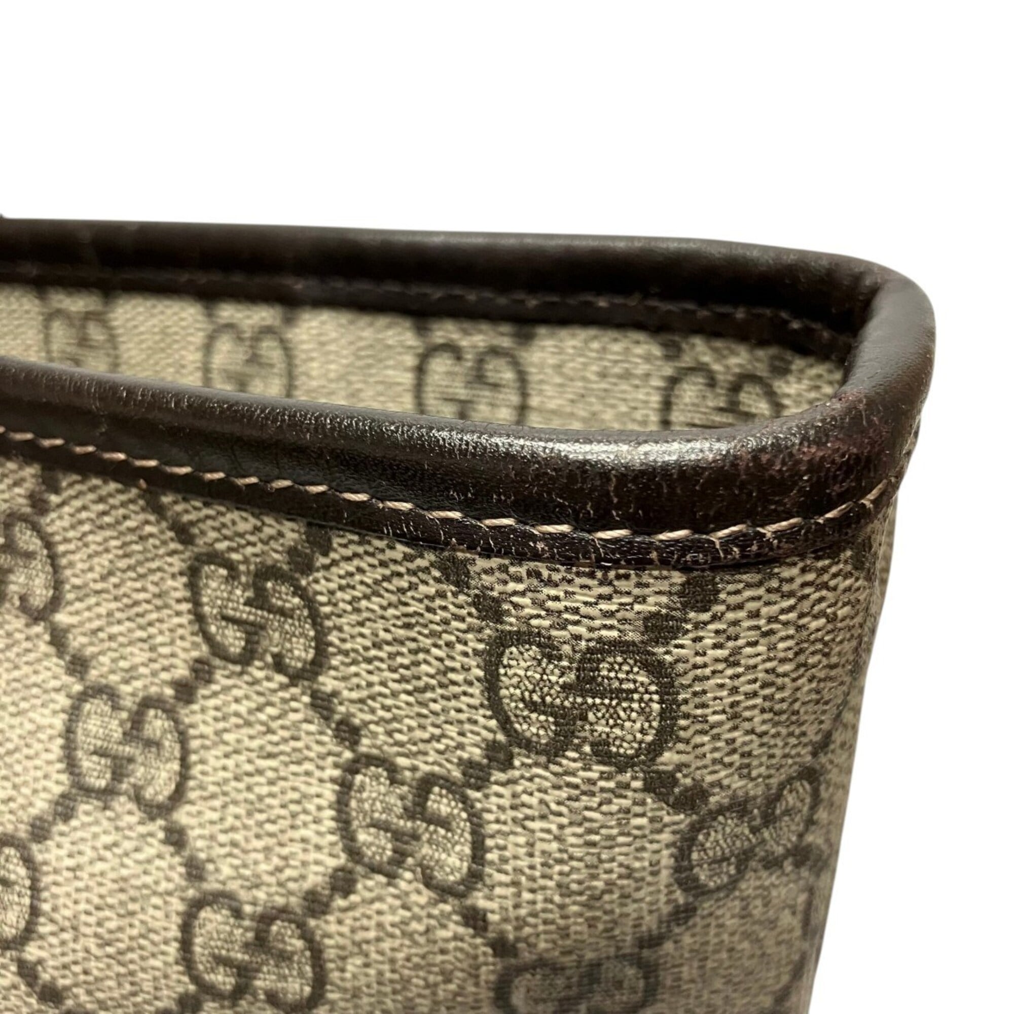 Gucci Beige Gg Supreme Tote Bag (Pre-Owned)