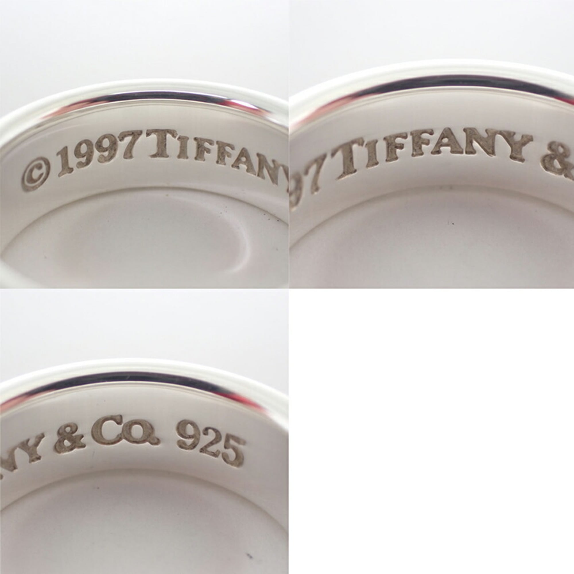 Tiffany Sterling Silver 925 Band Ring (Pre-Owned)
