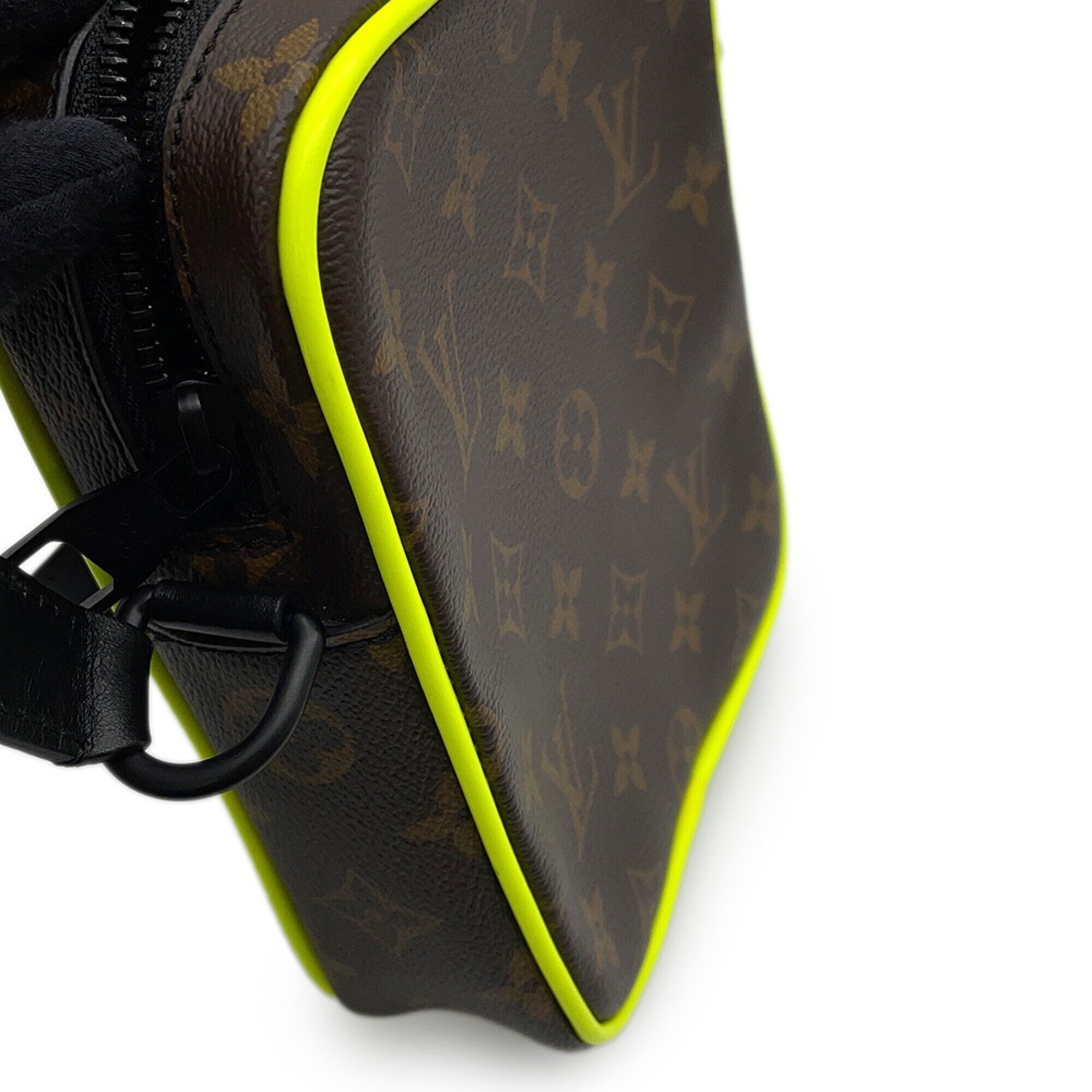 Louis Vuitton Brown Noir Yellow Monogram Shoulder Bag (Pre-Owned)