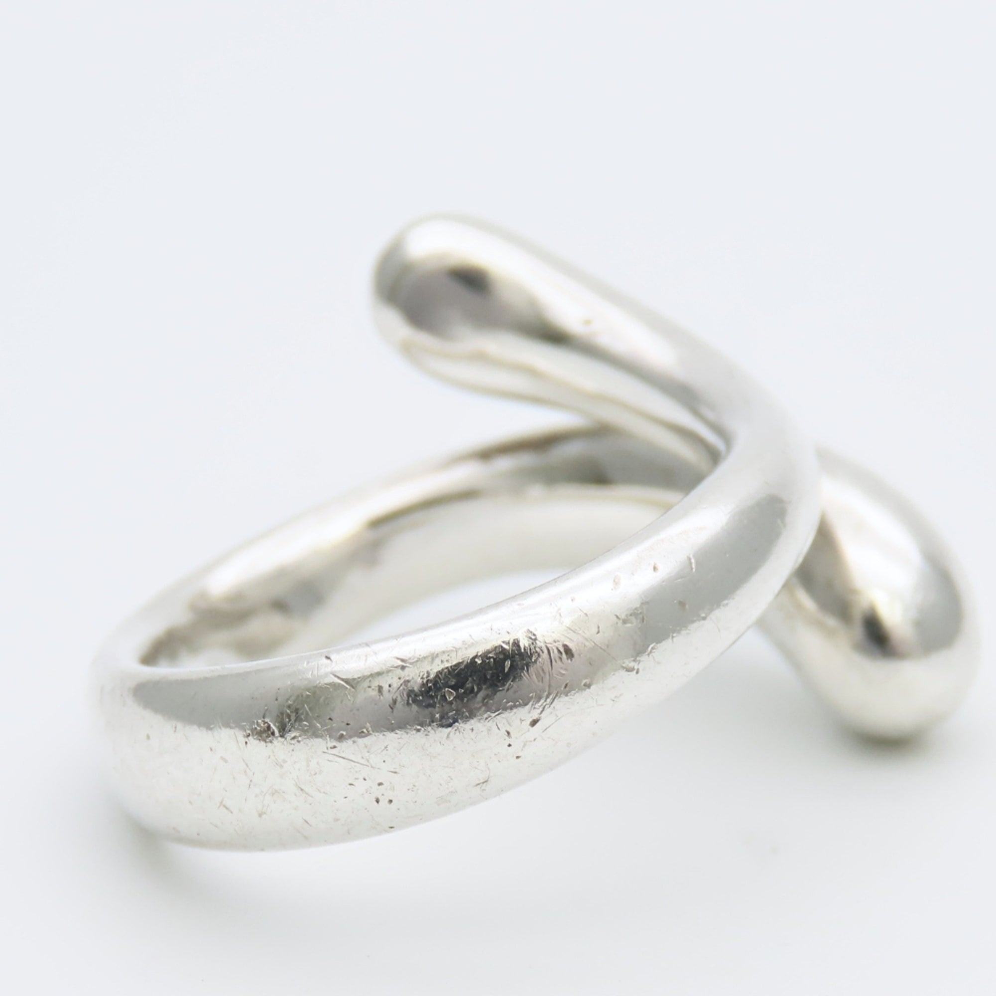 Tiffany Silver Silver 925 Band Ring (Pre-Owned)