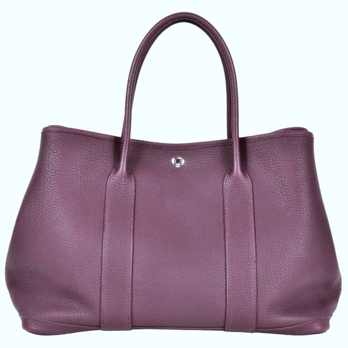 Hermes Cassis Purple Negonda Leather Tote Bag (Pre-Owned)