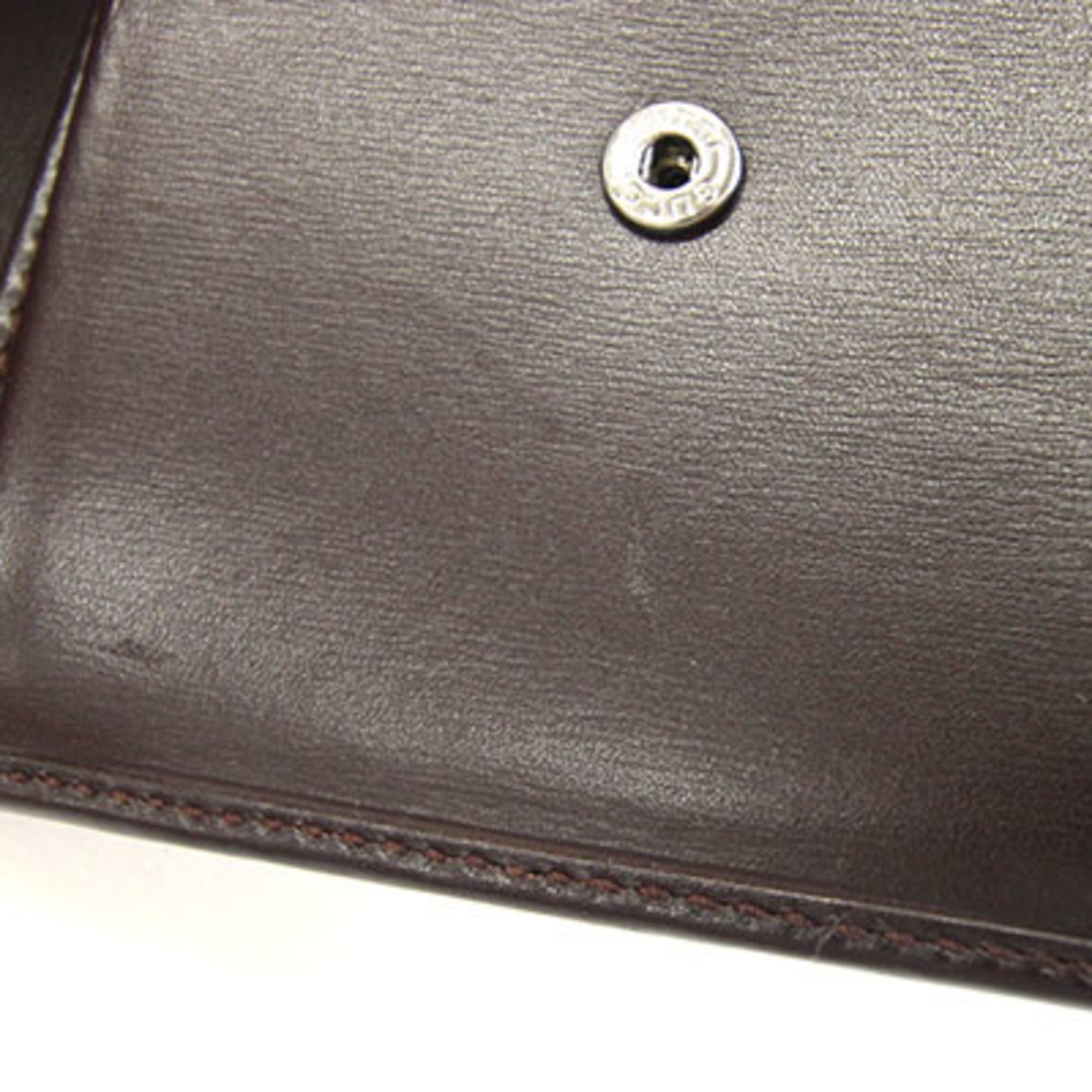 Gucci Dark Brown Leather Wallet (Bi-Fold) (Pre-Owned)