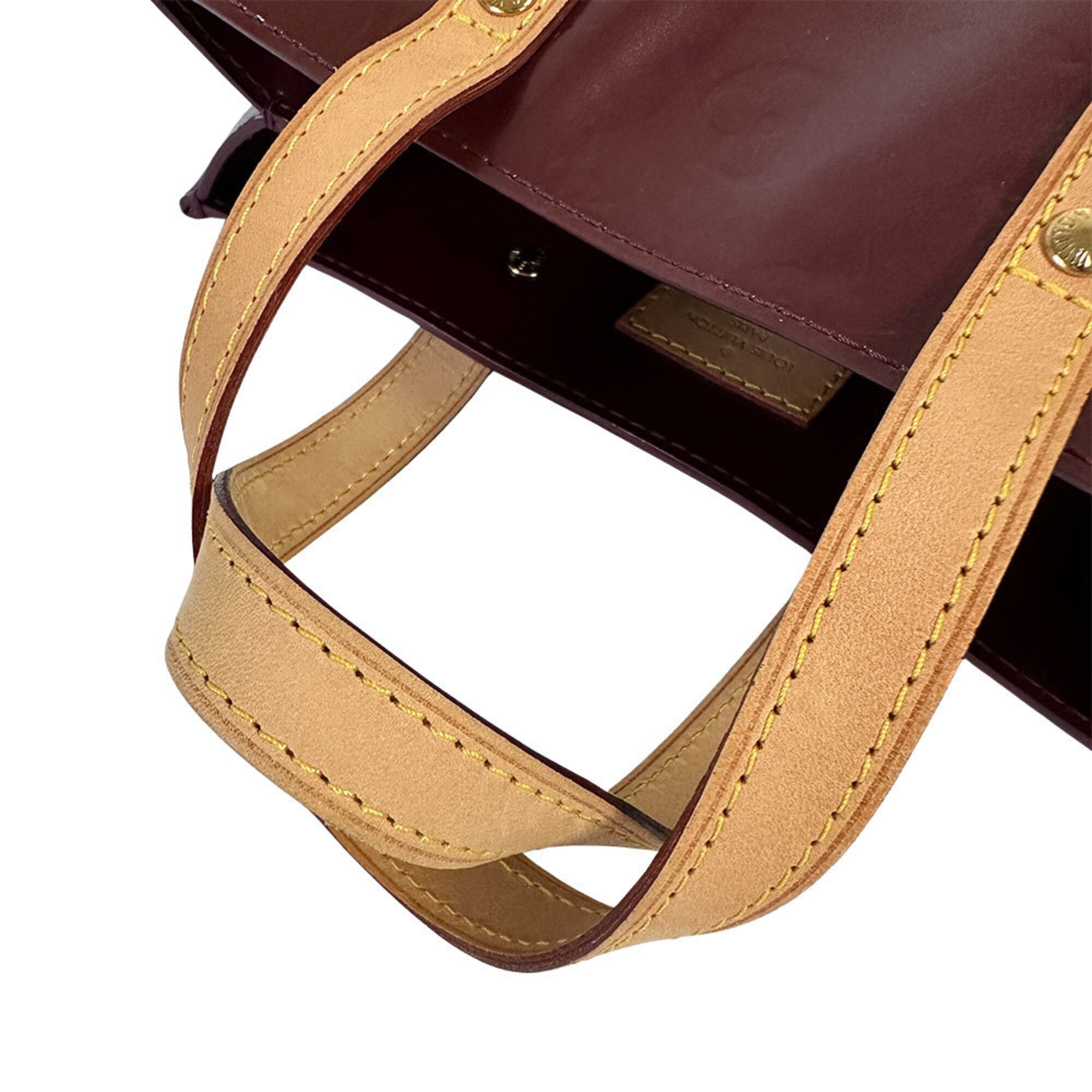 Louis Vuitton Purple Monogram Vernis Handbag (Pre-Owned)