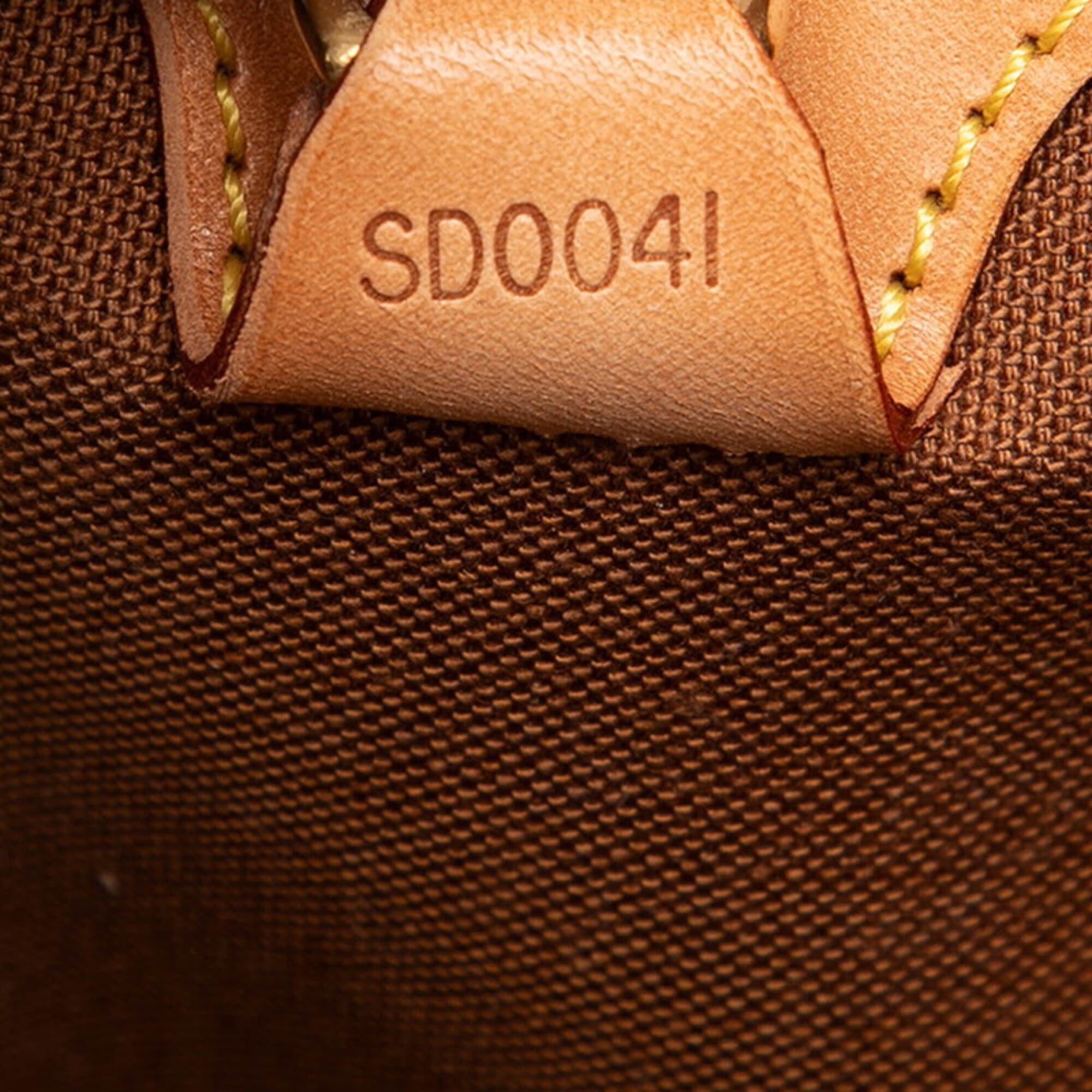 Louis Vuitton Brown Pvc Leather Handbag (Pre-Owned)