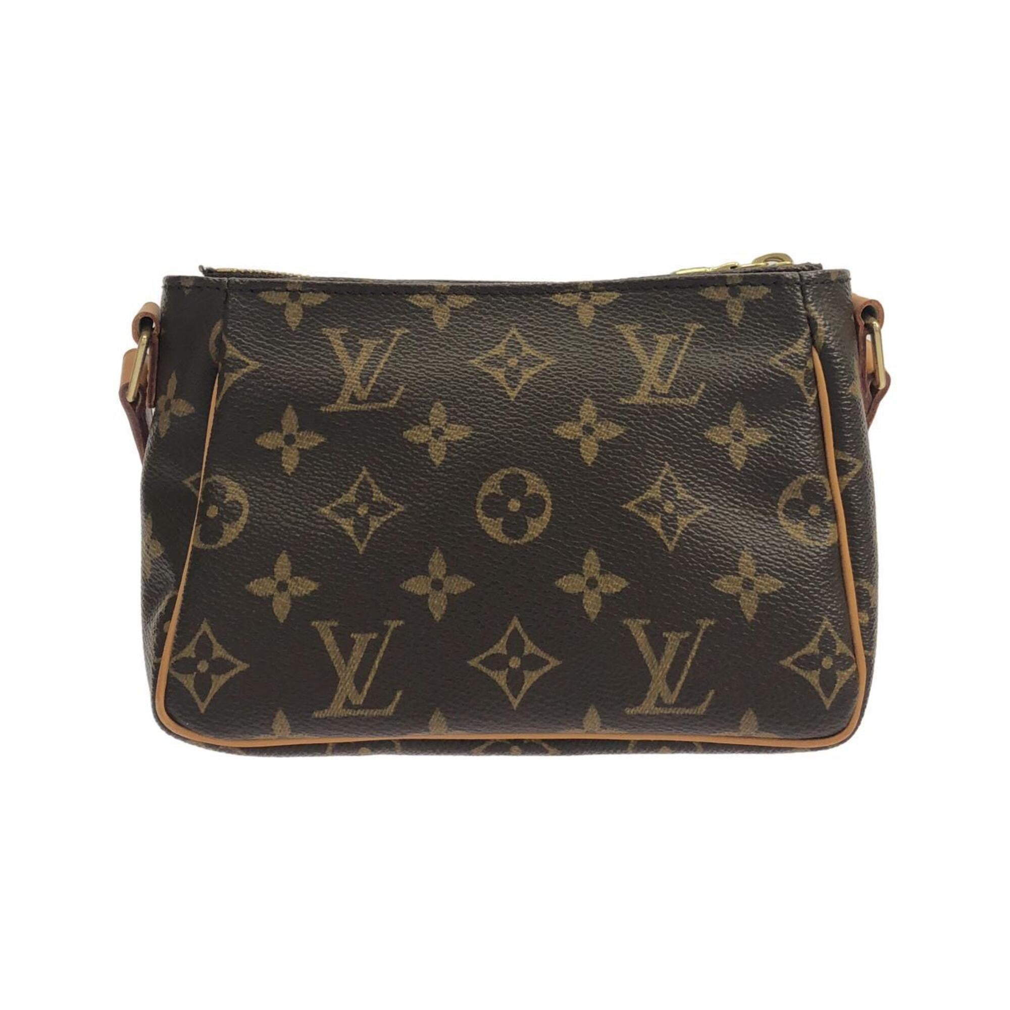 Louis Vuitton Marron Coated Canvas Shoulder Bag (Pre-Owned)