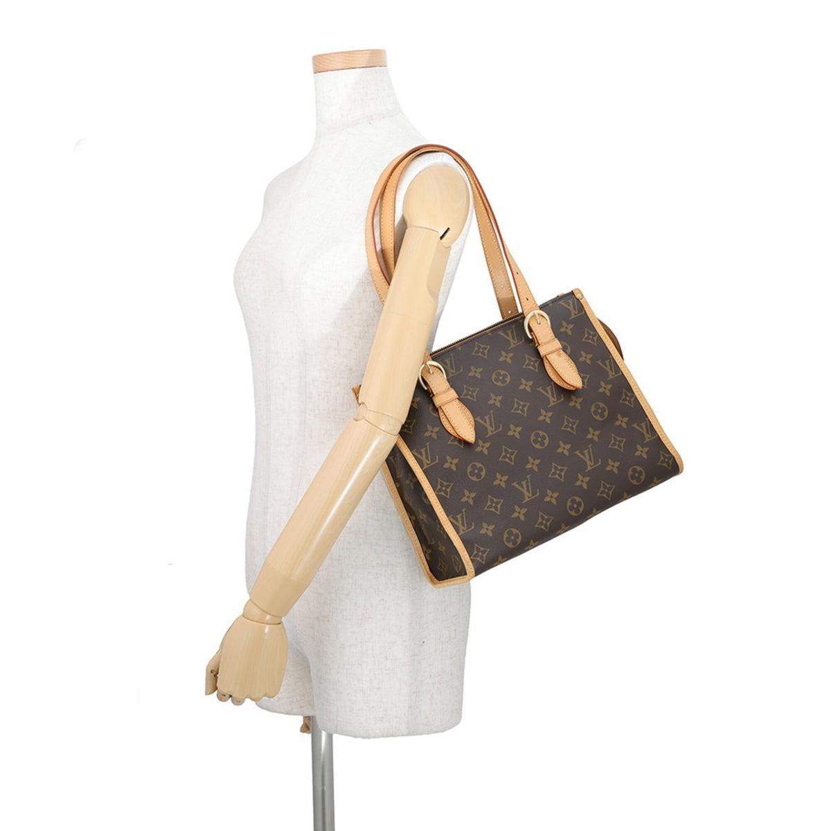 Louis Vuitton Brown Monogram Handbag Shoulder Bag Tote Bag (Pre-Owned)