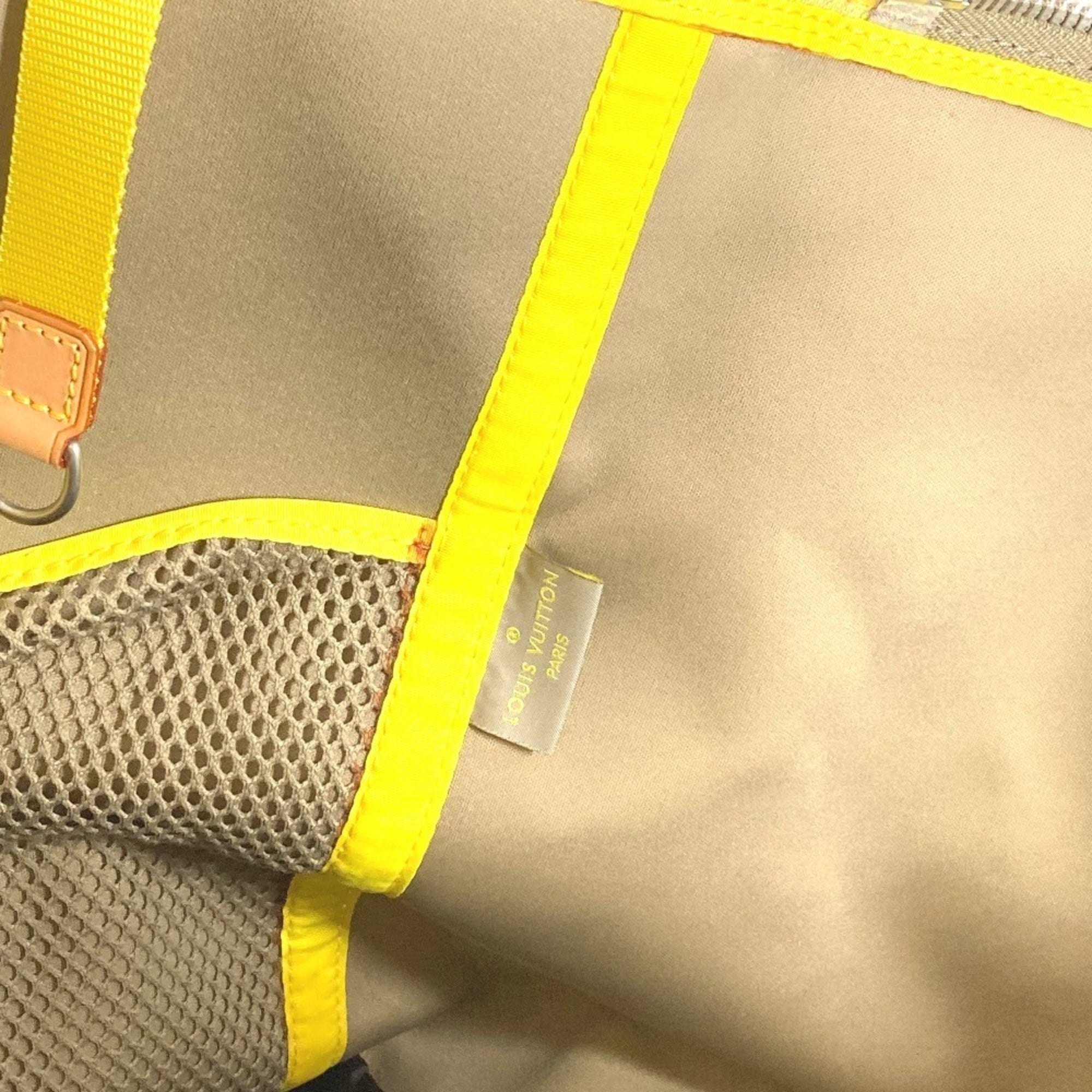 Louis Vuitton Damier Geant Yellow Damier Geant Boston Bag (Pre-Owned)