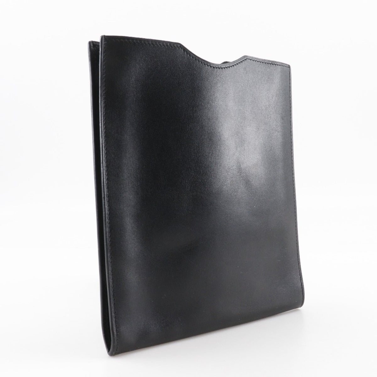 Hermes Black Leather Shoulder Bag (Pre-Owned)