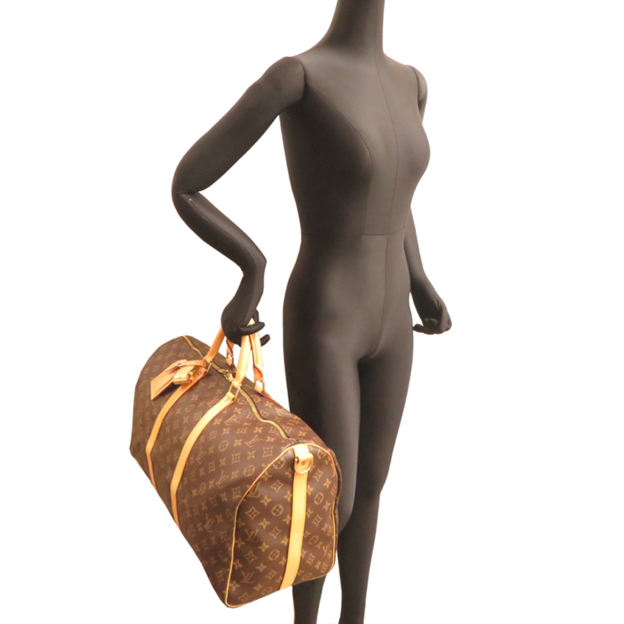Louis Vuitton Brown Monogram Boston Bag (Pre-Owned)