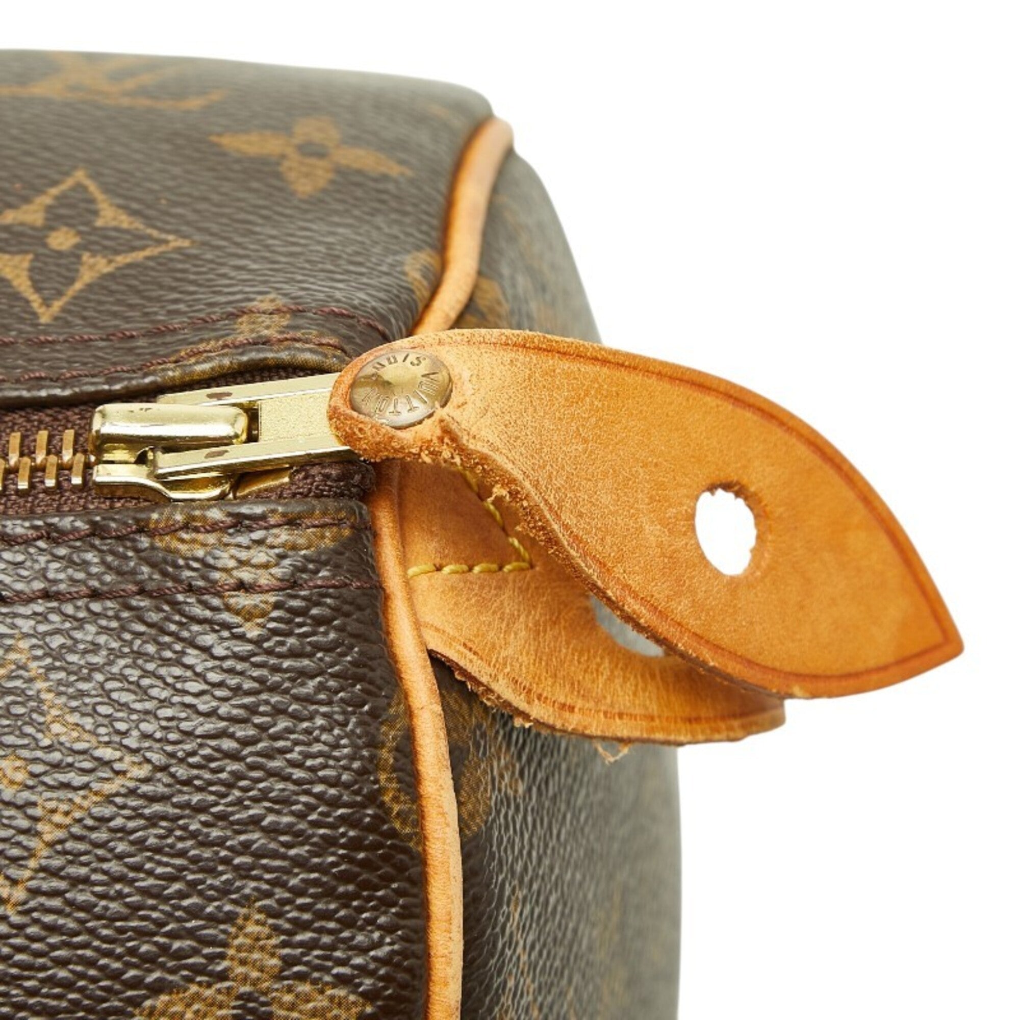 Louis Vuitton Brown Pvc Leather Boston Bag Handbag (Pre-Owned)