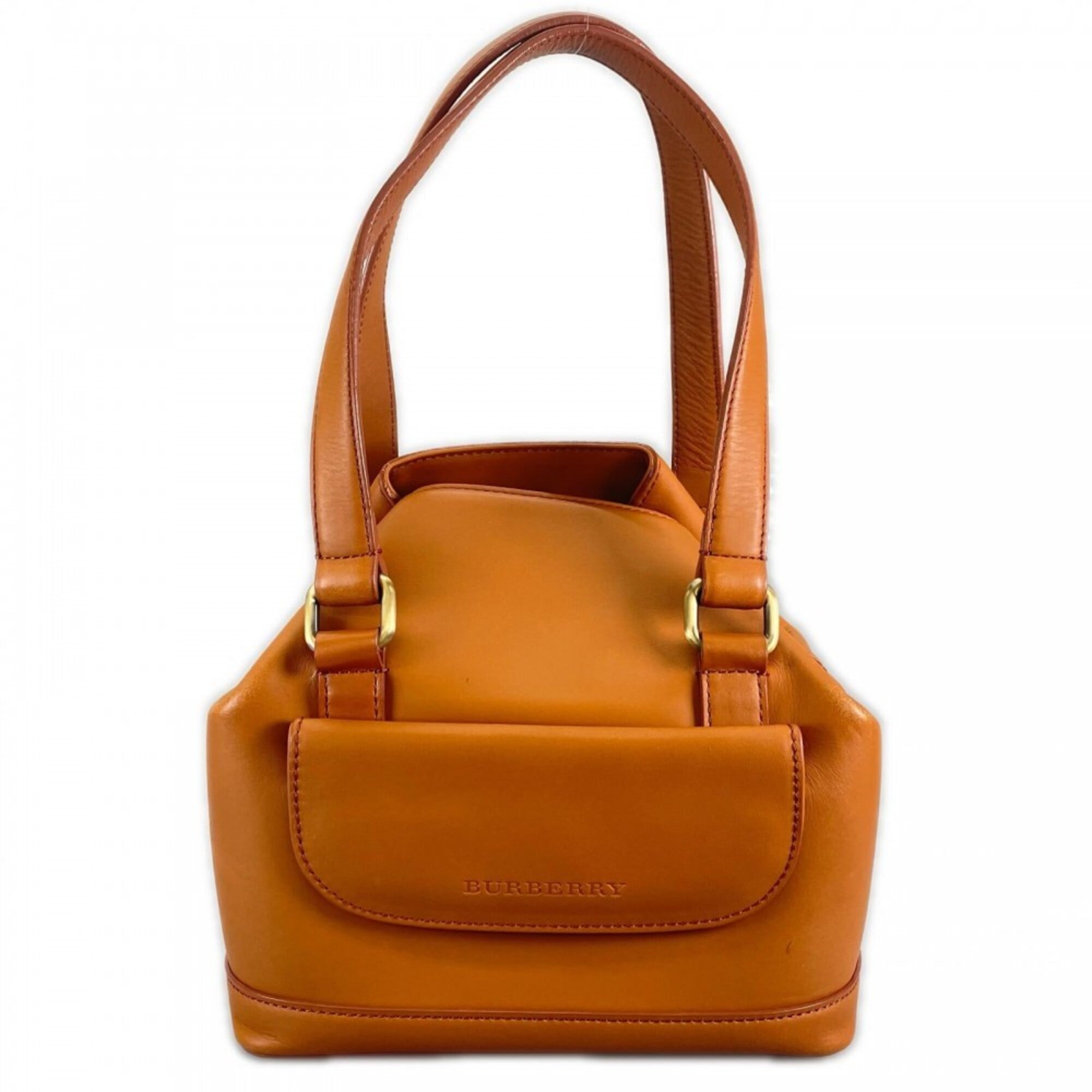 Burberry Brown Leather Handbag (Pre-Owned)