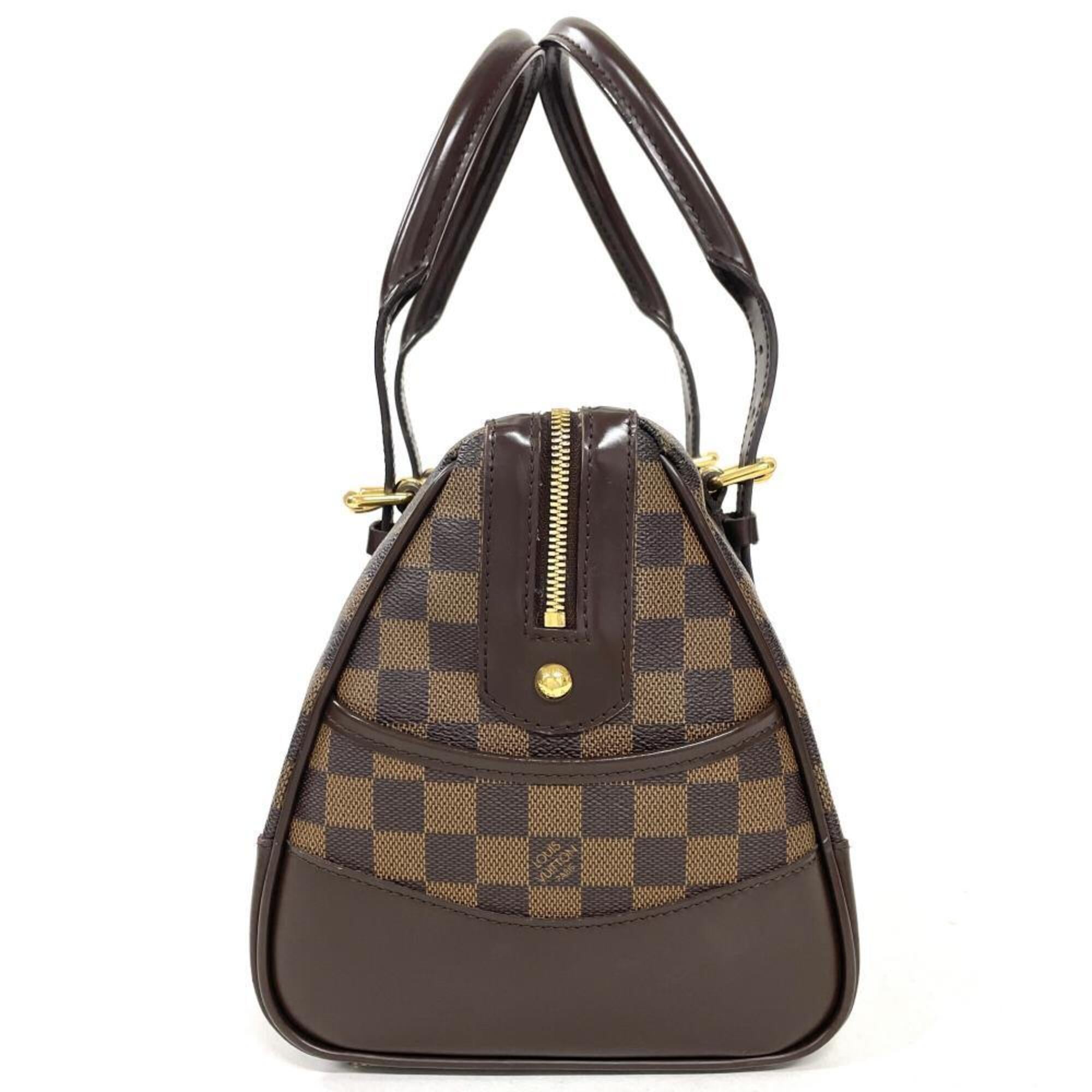 Louis Vuitton Brown Damier Canvas Ebene Handbag (Pre-Owned)