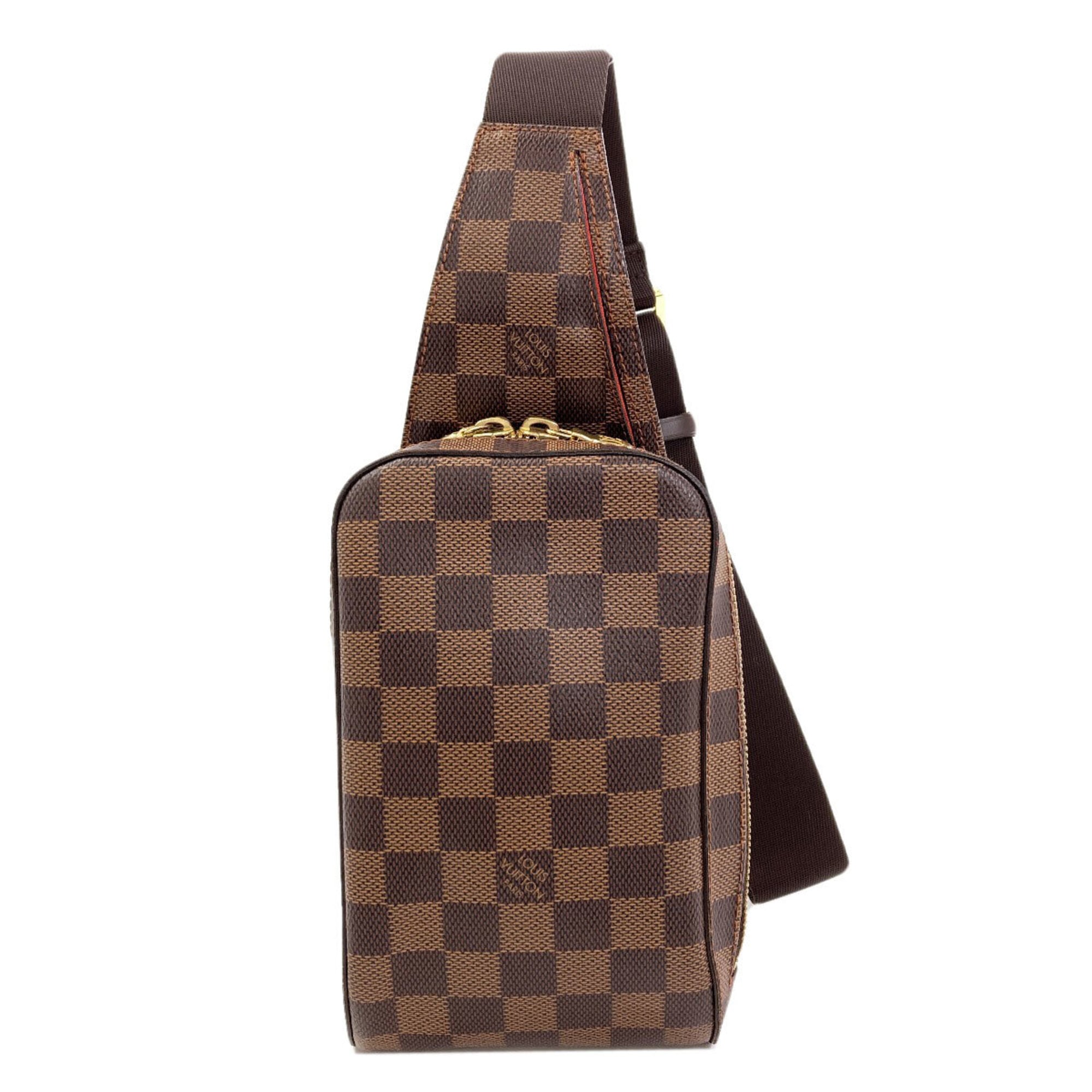 Louis Vuitton Damier Damier Canvas Ebene Damier Canvas Sling Bag (Pre-Owned)