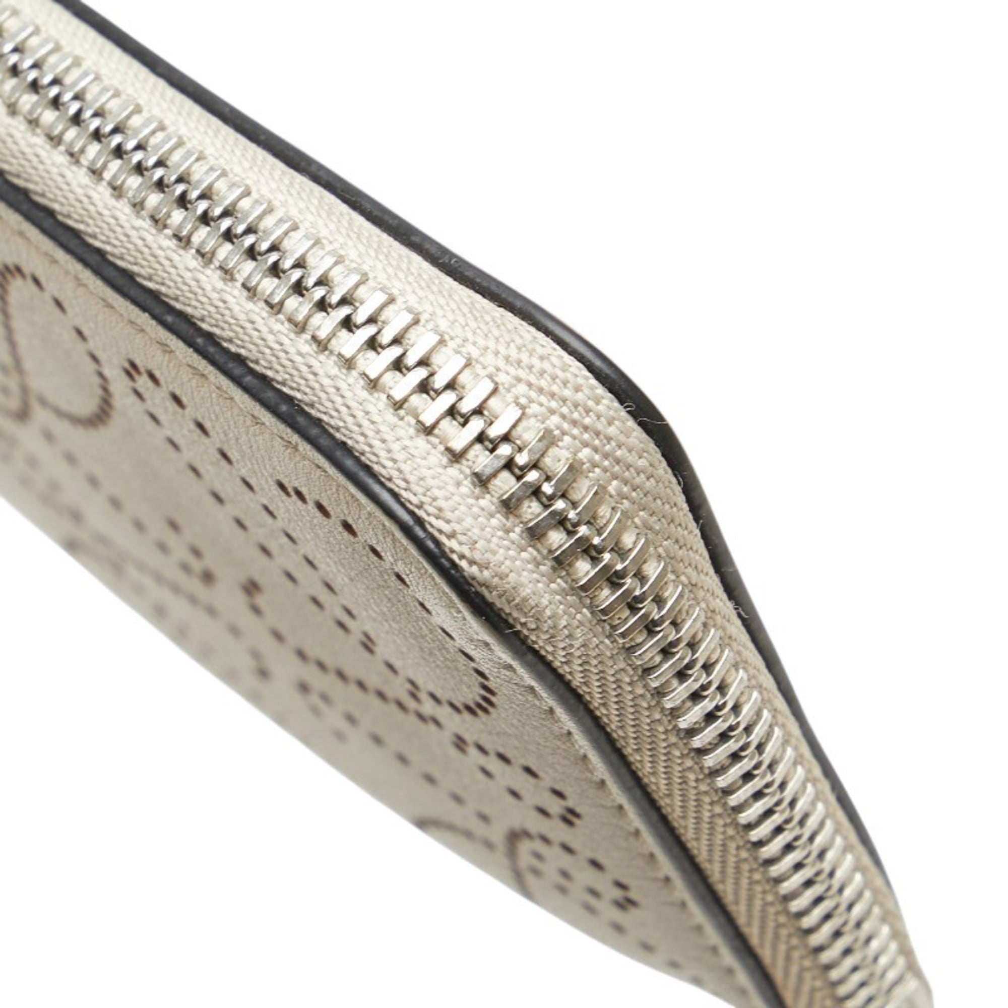 Loewe Beige Leather Long Wallet (Bi-Fold) (Pre-Owned)