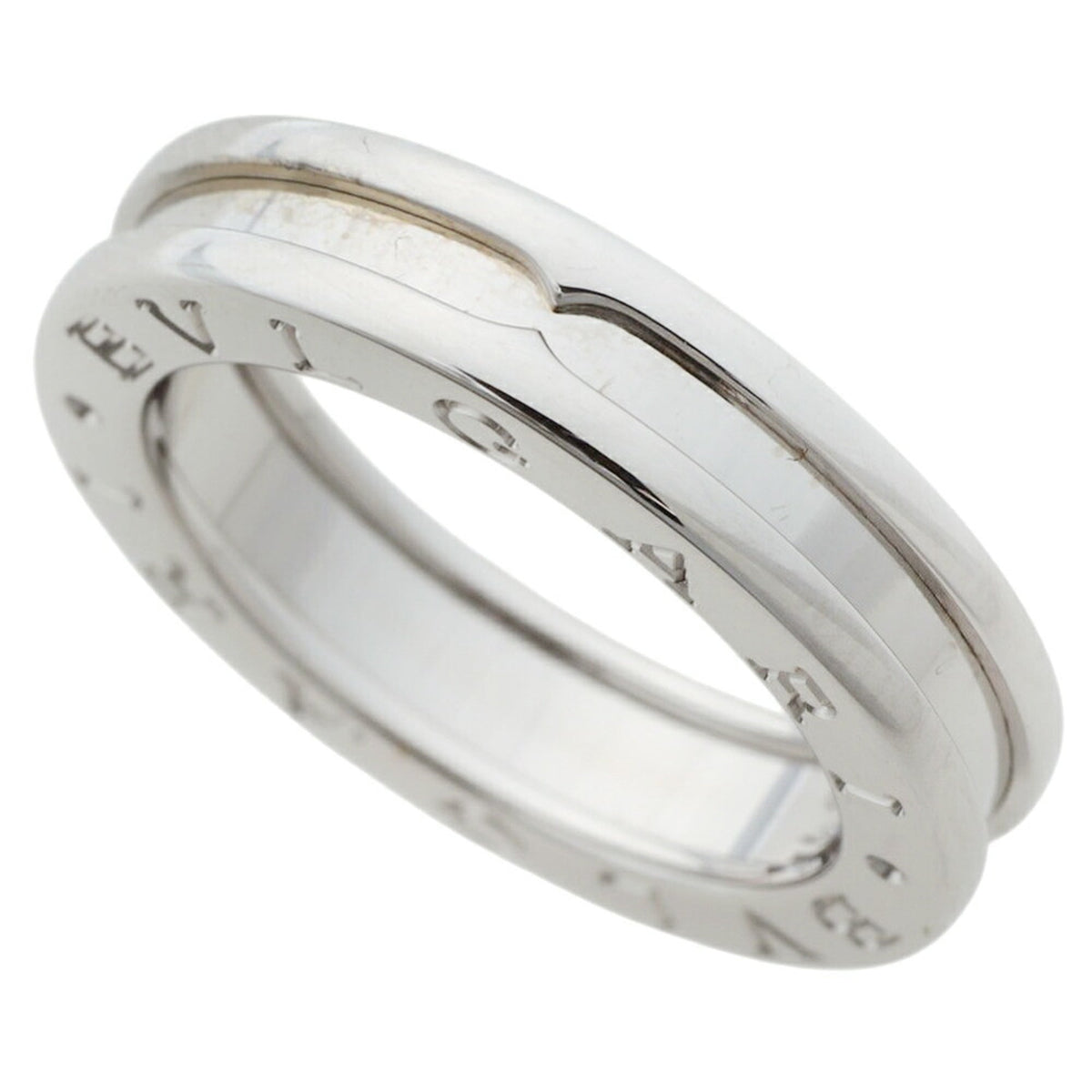 Bvlgari White Gold White Gold (18K) Band Ring (Pre-Owned)