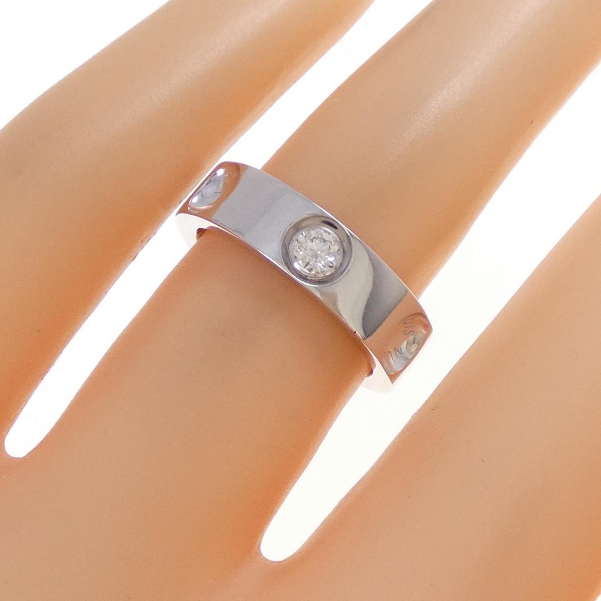 Louis Vuitton White Gold (18K) Band Ring (Pre-Owned)