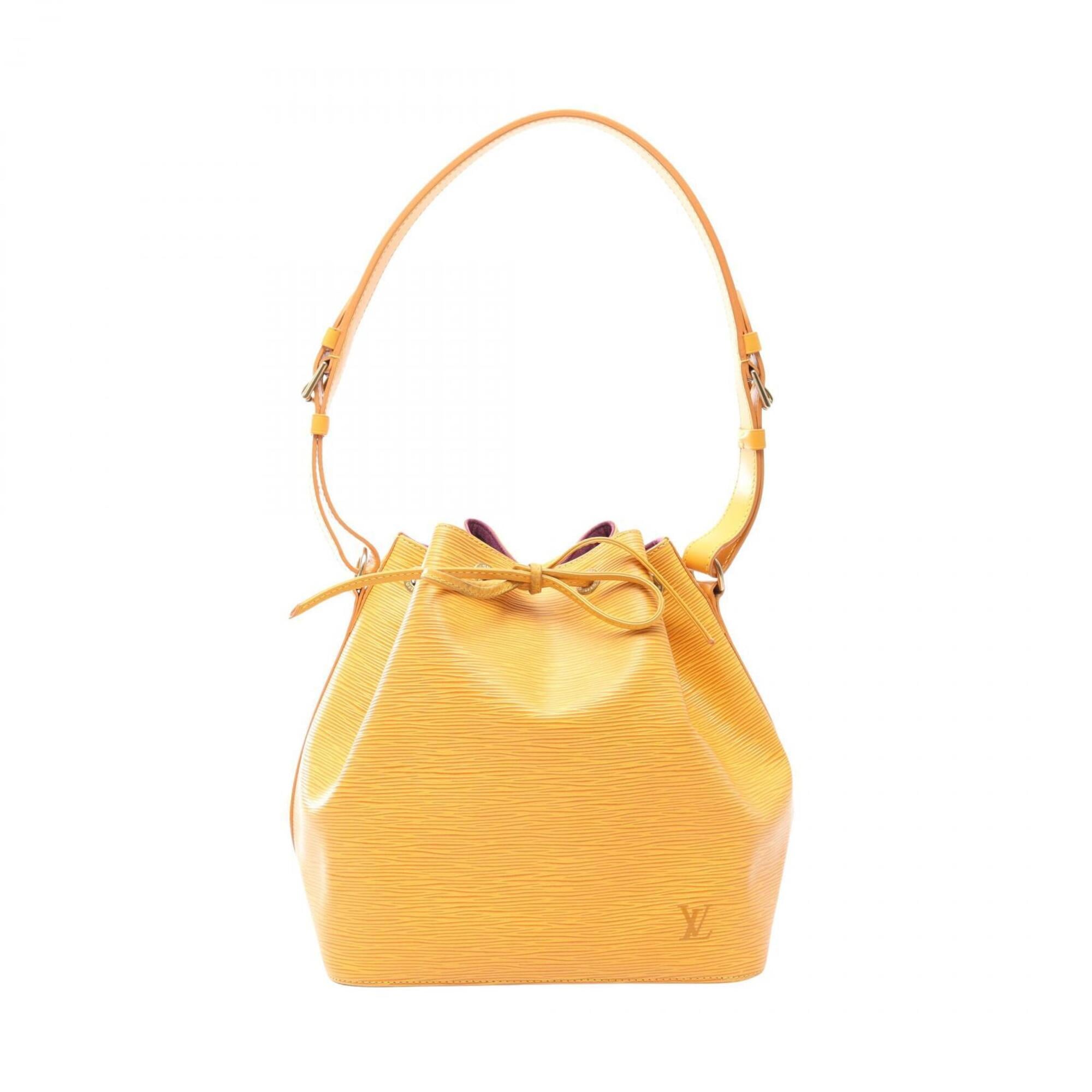 Louis Vuitton Yellow Epi Leather Handbag Shoulder Bag (Pre-Owned)