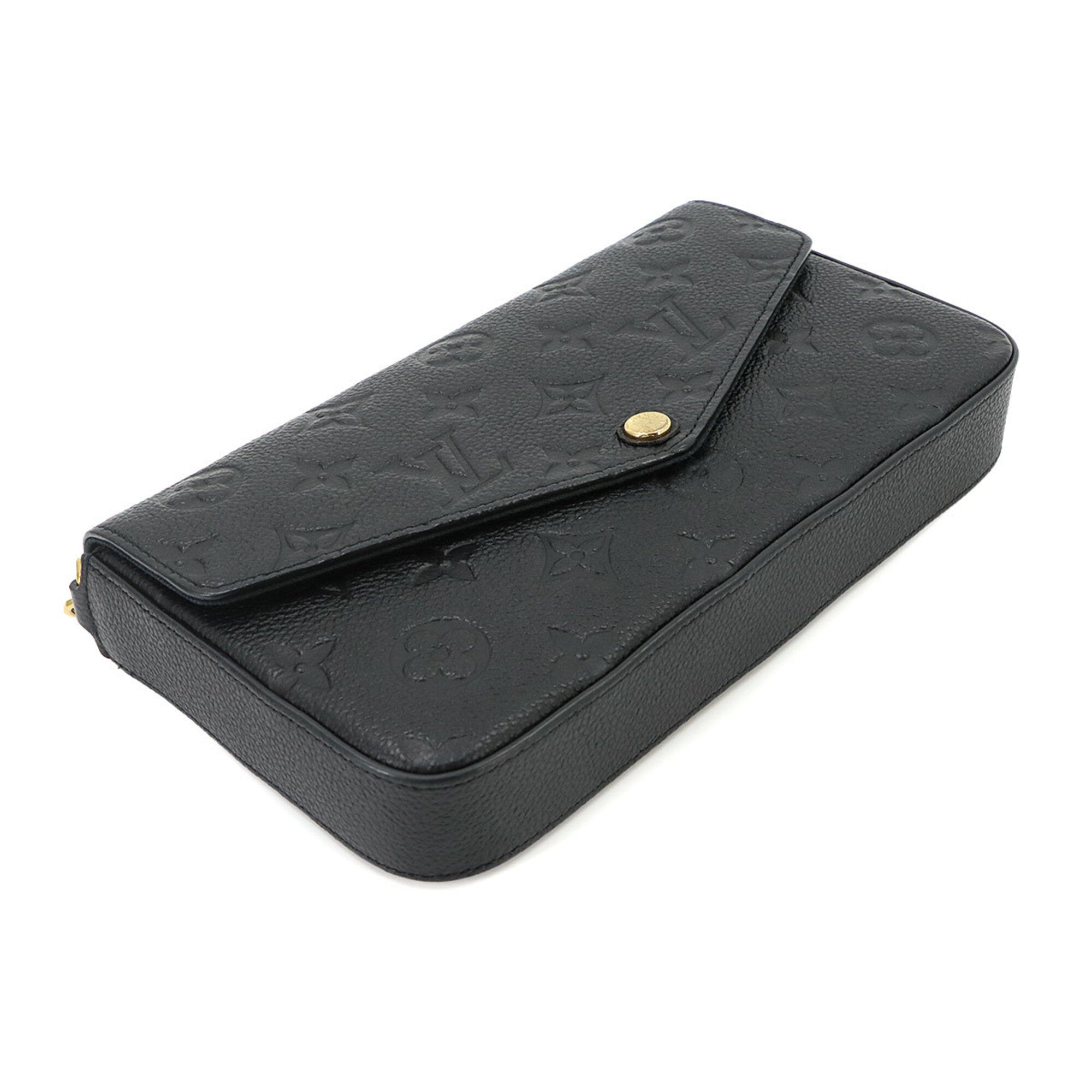 Louis Vuitton Noir Monogram Empreinte Pochette (Pre-Owned)