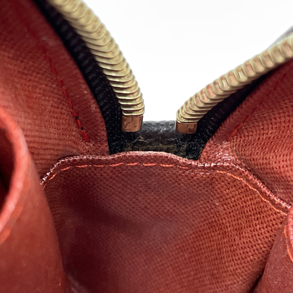 Louis Vuitton Brown Damier Canvas Pouch (Pre-Owned)
