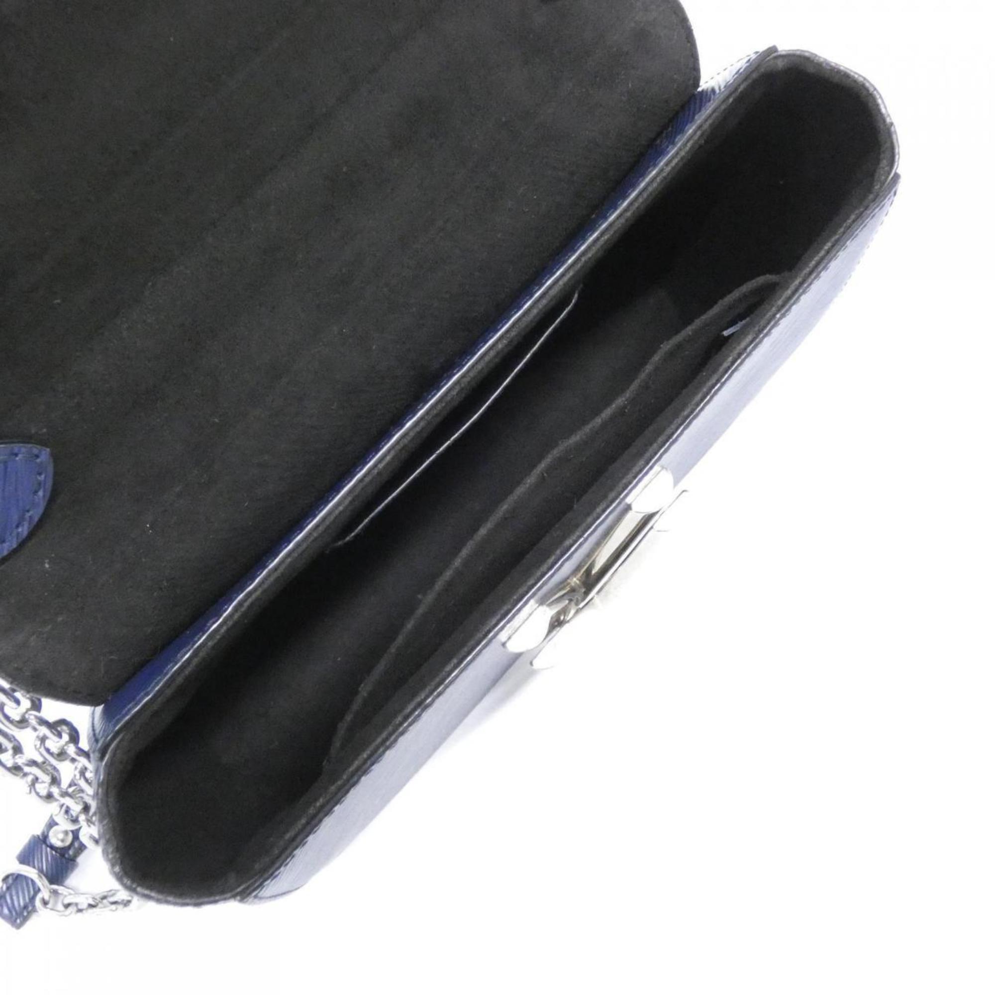 Louis Vuitton Indigo Leather Shoulder Bag (Pre-Owned)