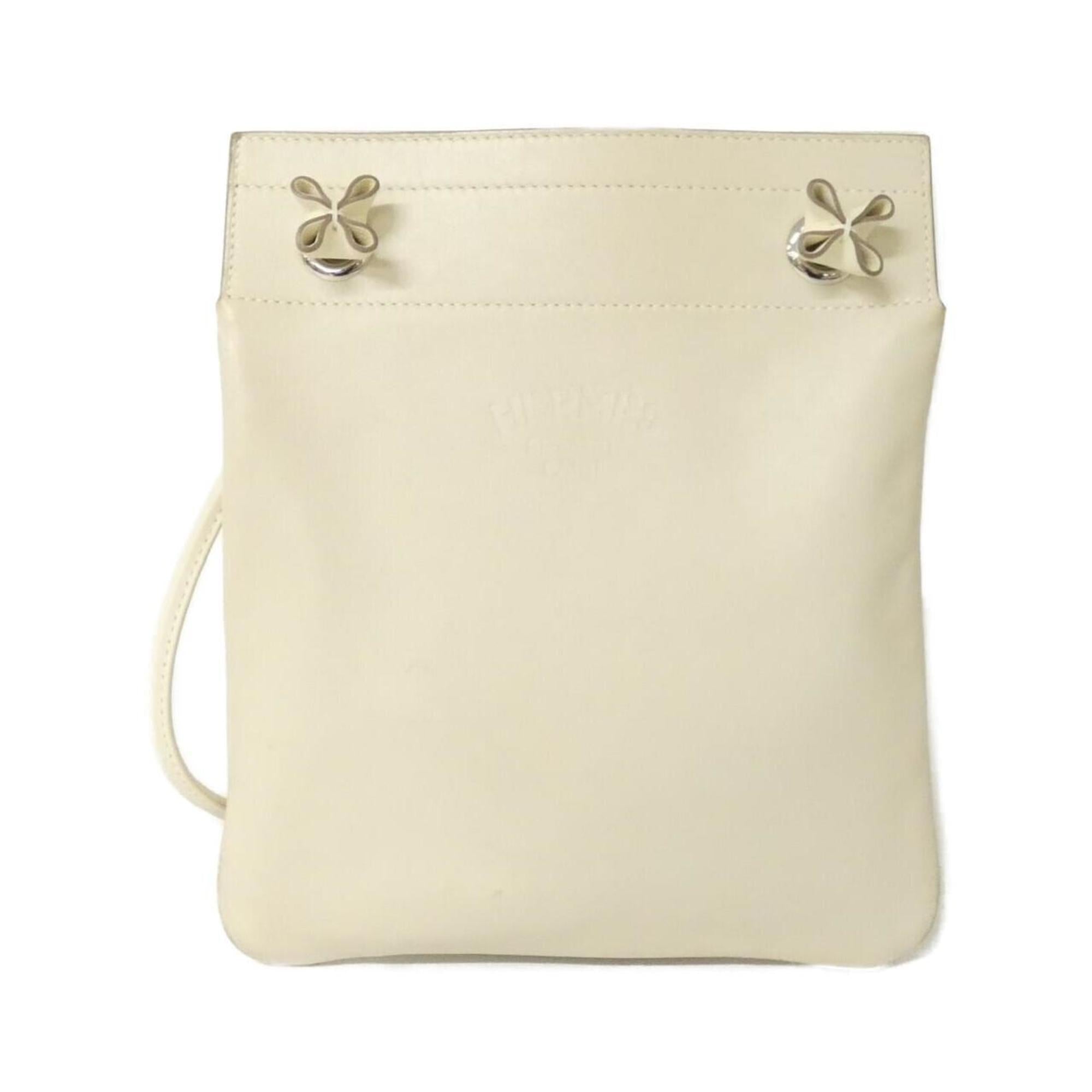 Hermes Bicolor Agneau Milo Swift Leather Shoulder Bag (Pre-Owned)