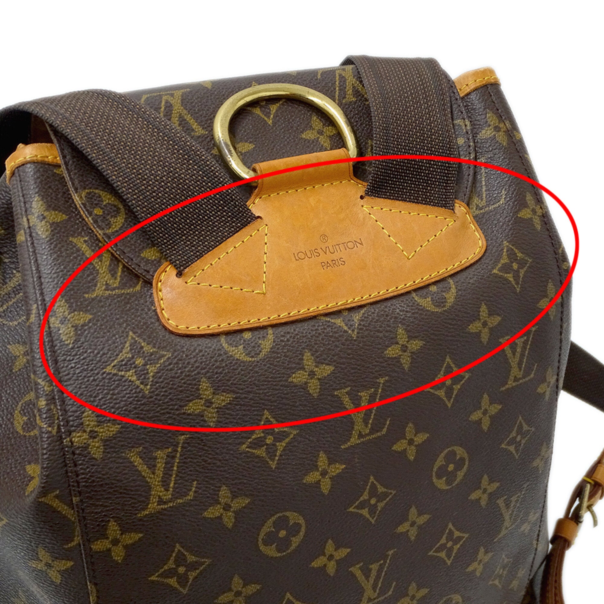Louis Vuitton Monogram Monogram Canvas Backpack Handbag (Pre-Owned)