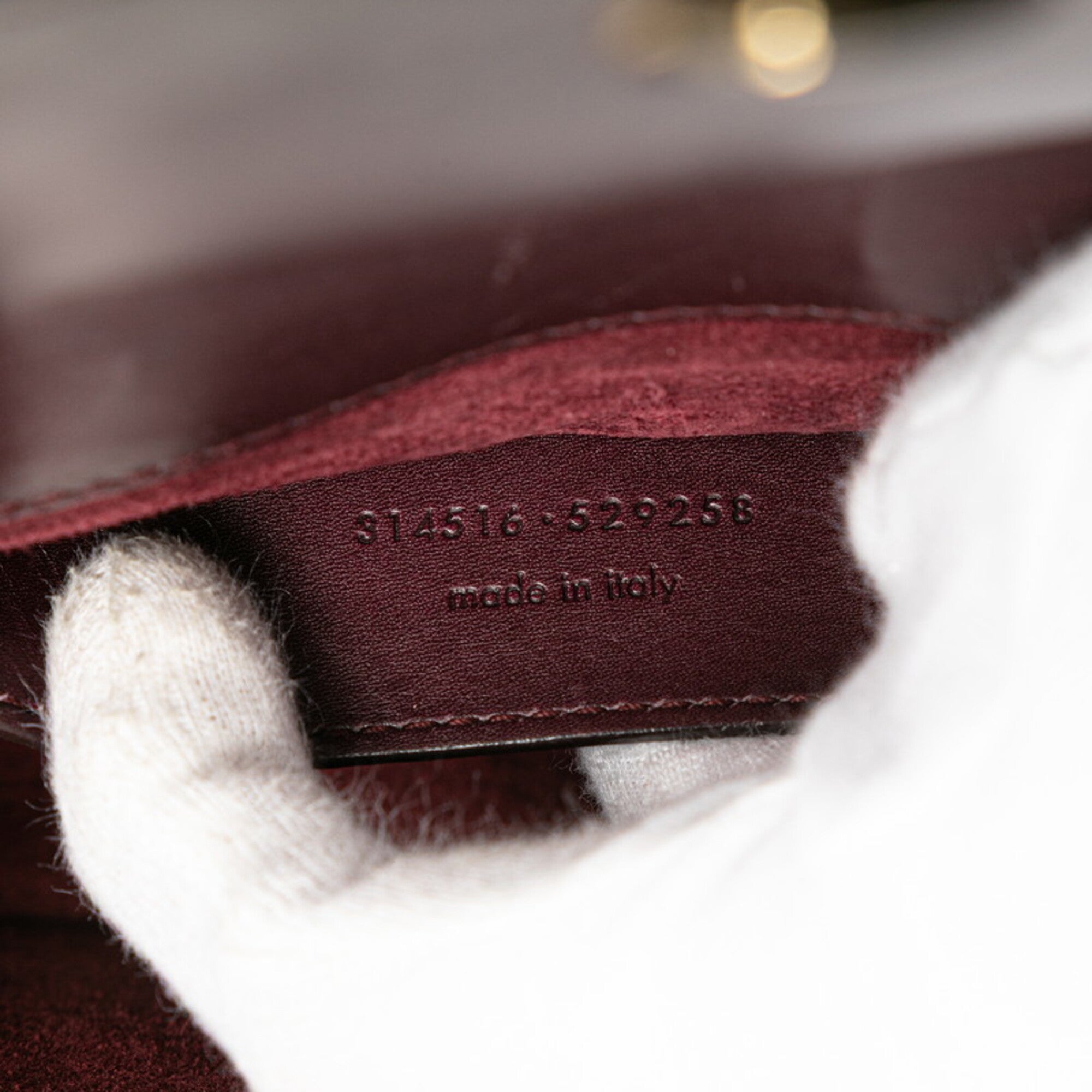 Saint Laurent Bordeaux Red Color Wine Suede Leather Shoulder Bag (Pre-Owned)