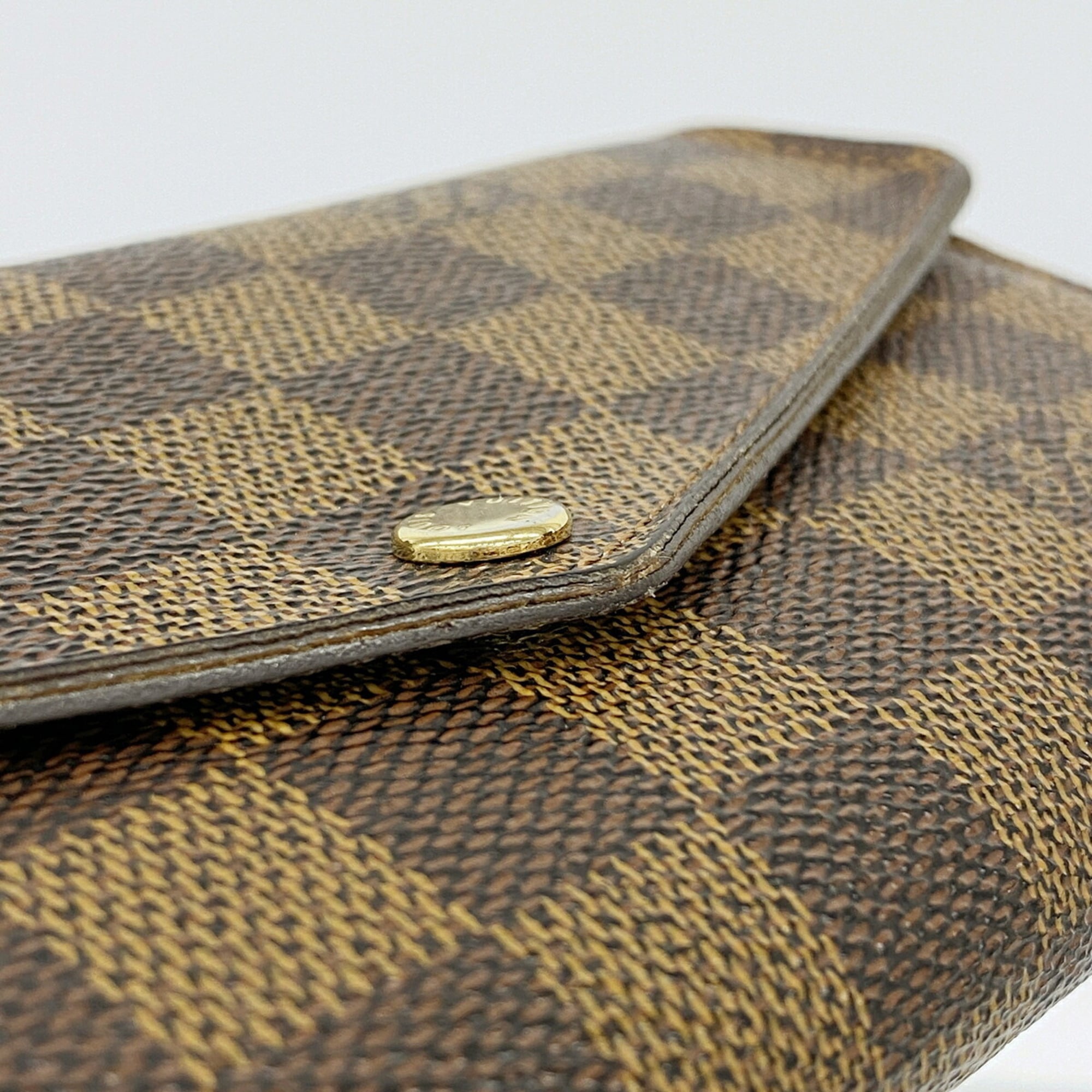 Louis Vuitton Ebene Long Wallet (Bi-Fold) (Pre-Owned)