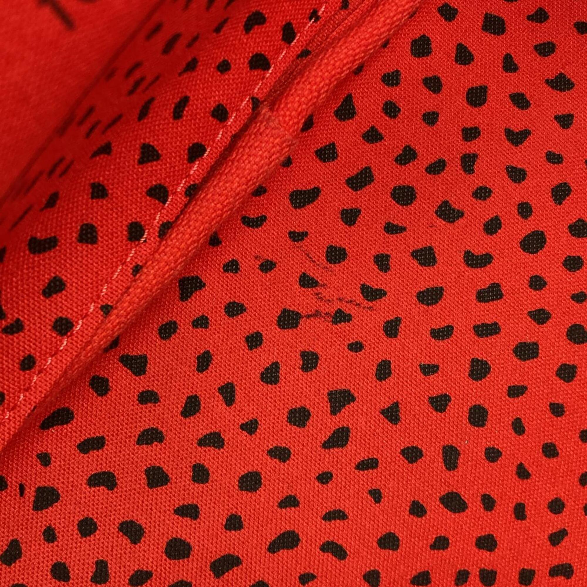 Louis Vuitton Yayoi Kusama Marron Rouge Coated Canvas Handbag (Pre-Owned)
