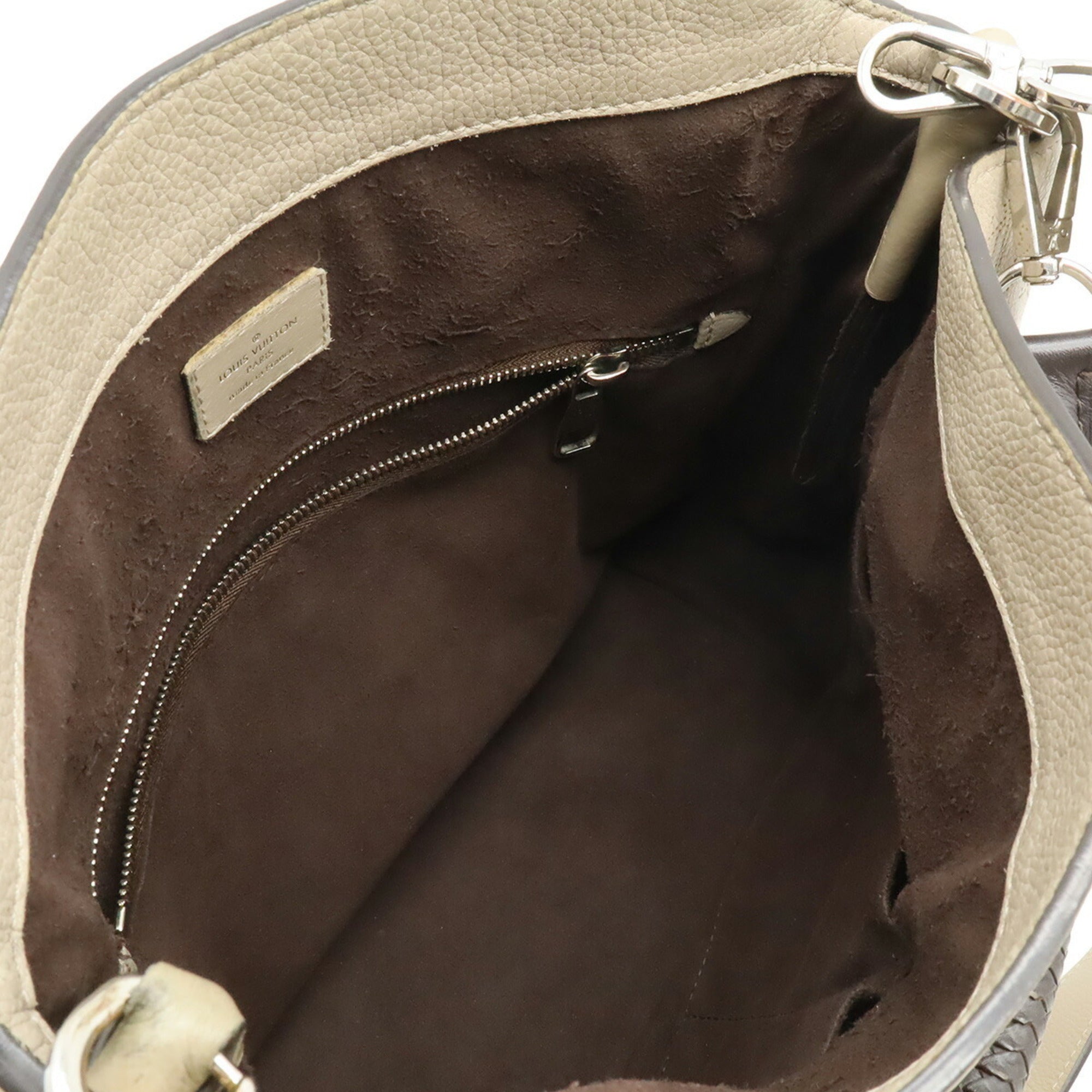Louis Vuitton Beige Galle Mahina Leather Leather Shoulder Bag (Pre-Owned)