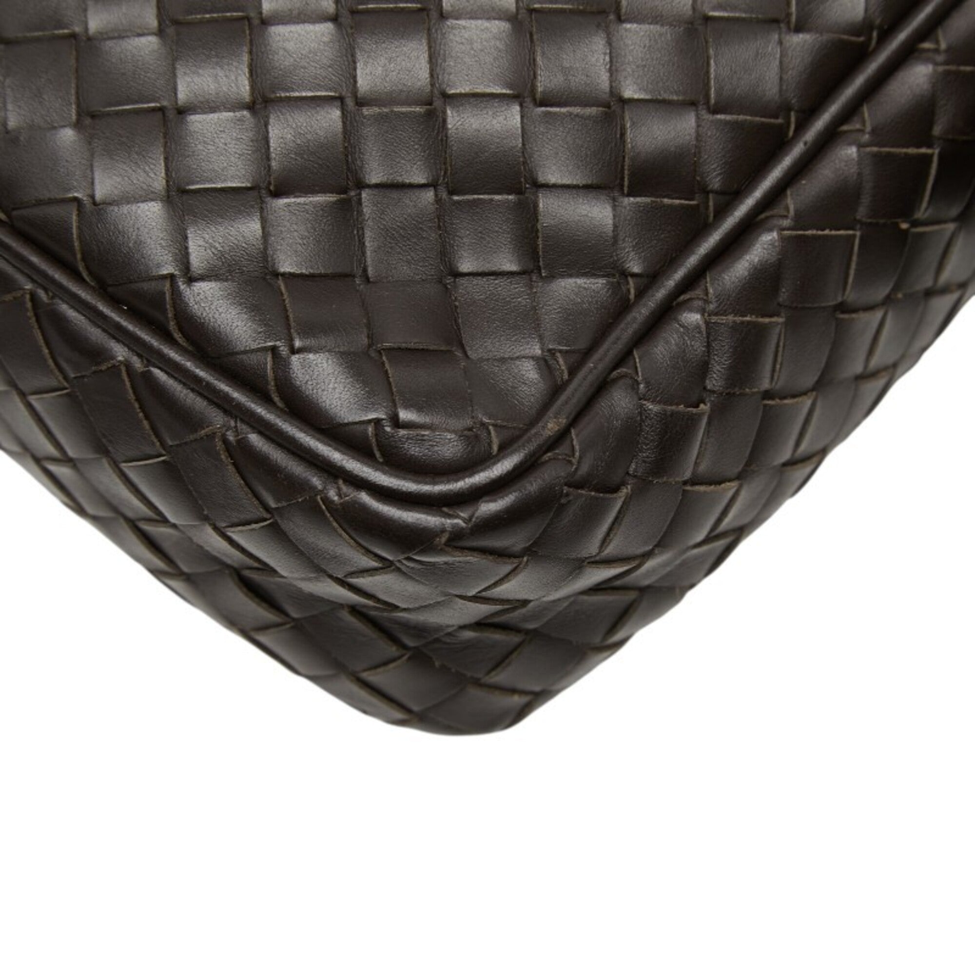 Bottega Veneta Brown Leather Shoulder Bag (Pre-Owned)
