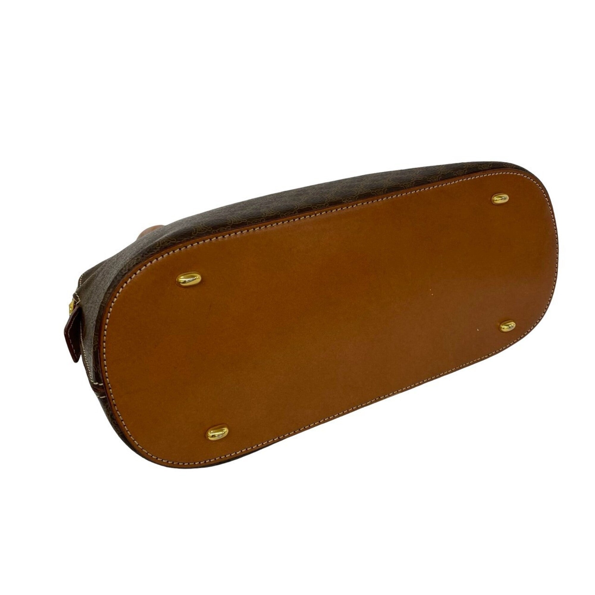 Celine Brown Pvc Leather Handbag Shoulder Bag (Pre-Owned)
