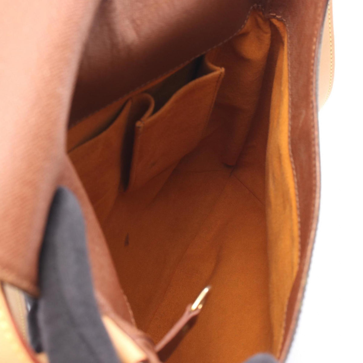 Louis Vuitton Brown Monogram Leather Shoulder Bag (Pre-Owned)