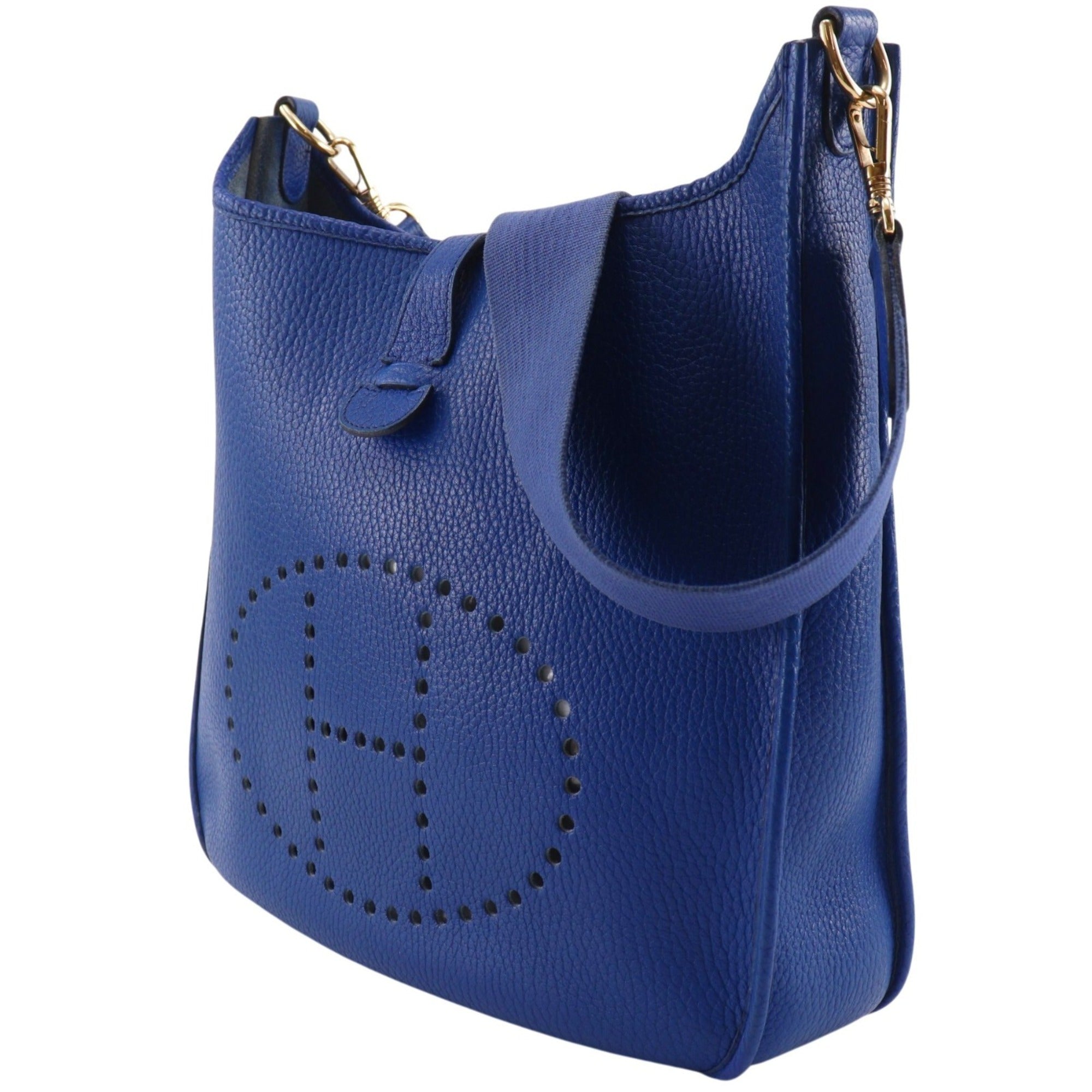 Hermes Blue Ardennes Leather Shoulder Bag (Pre-Owned)