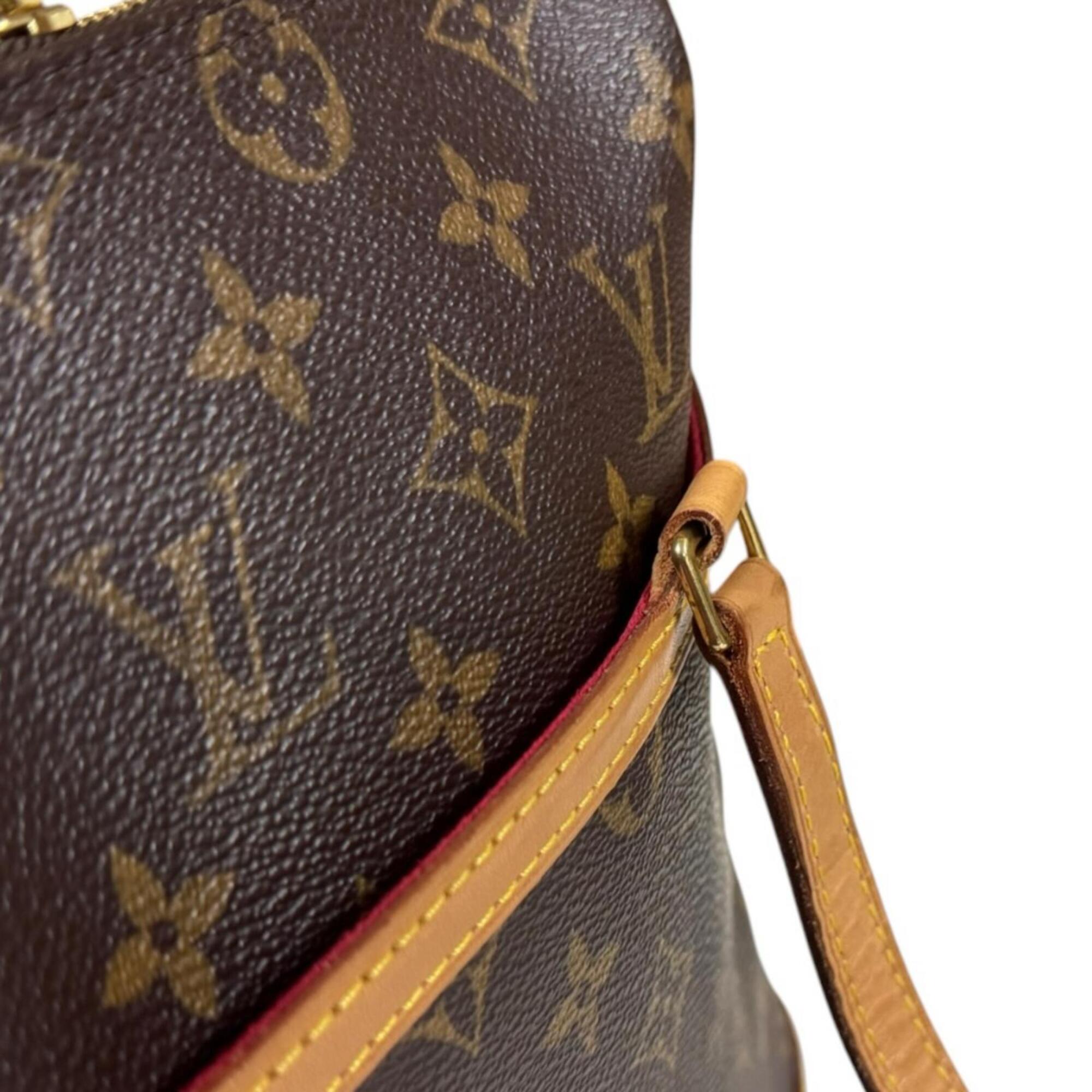 Louis Vuitton Brown Monogram Canvas Shoulder Bag (Pre-Owned)