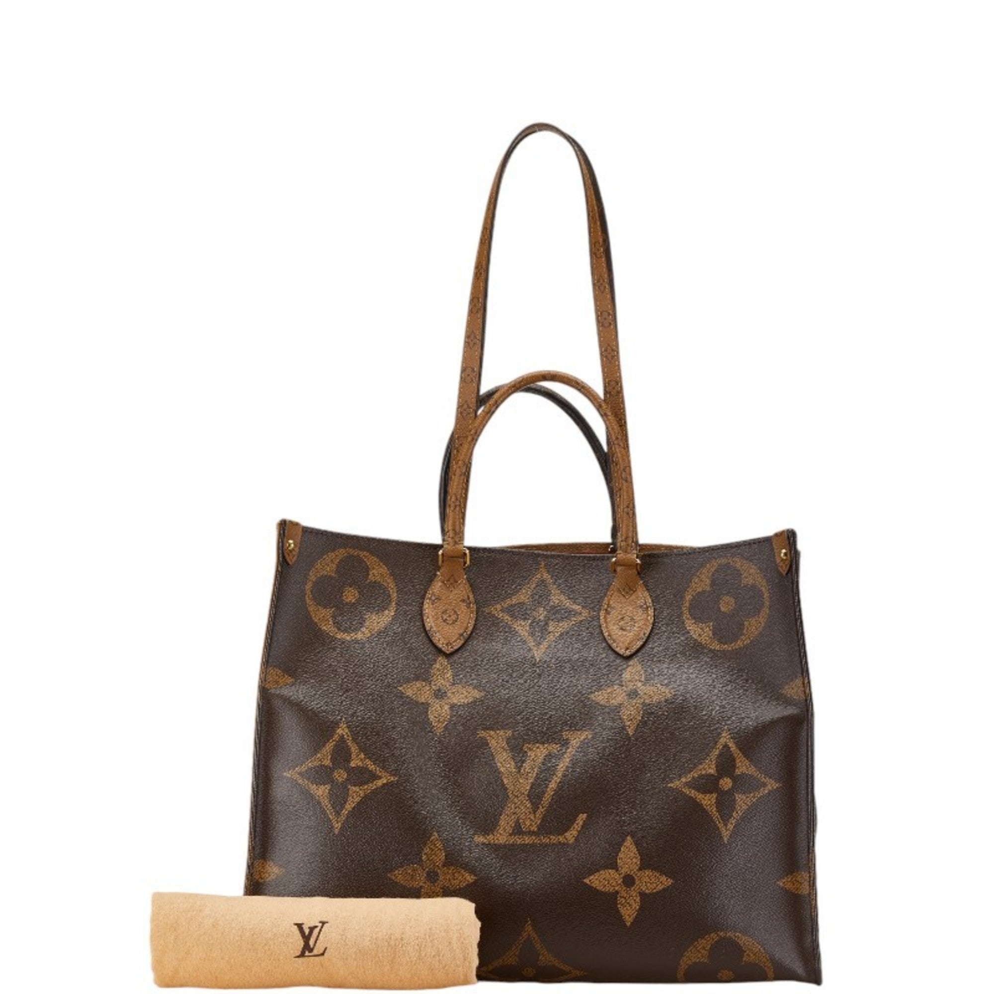 Louis Vuitton Monogram Reverse Brown Pvc Leather Handbag Shoulder Bag (Pre-Owned)