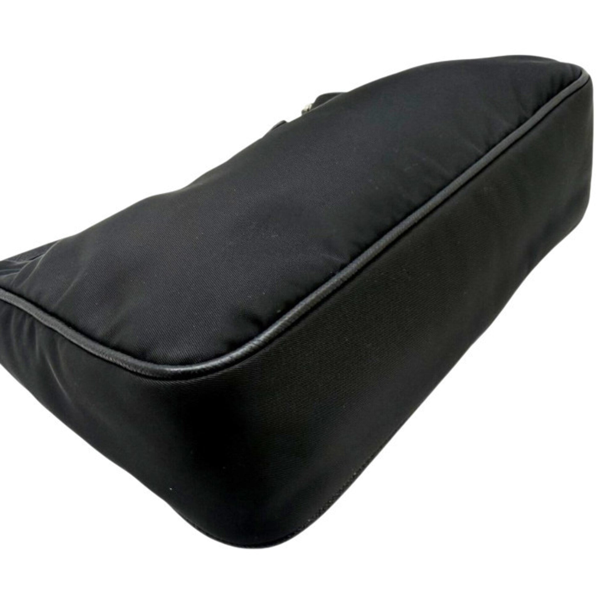 Prada Black Nylon Handbag Pouch Shoulder Bag (Pre-Owned)