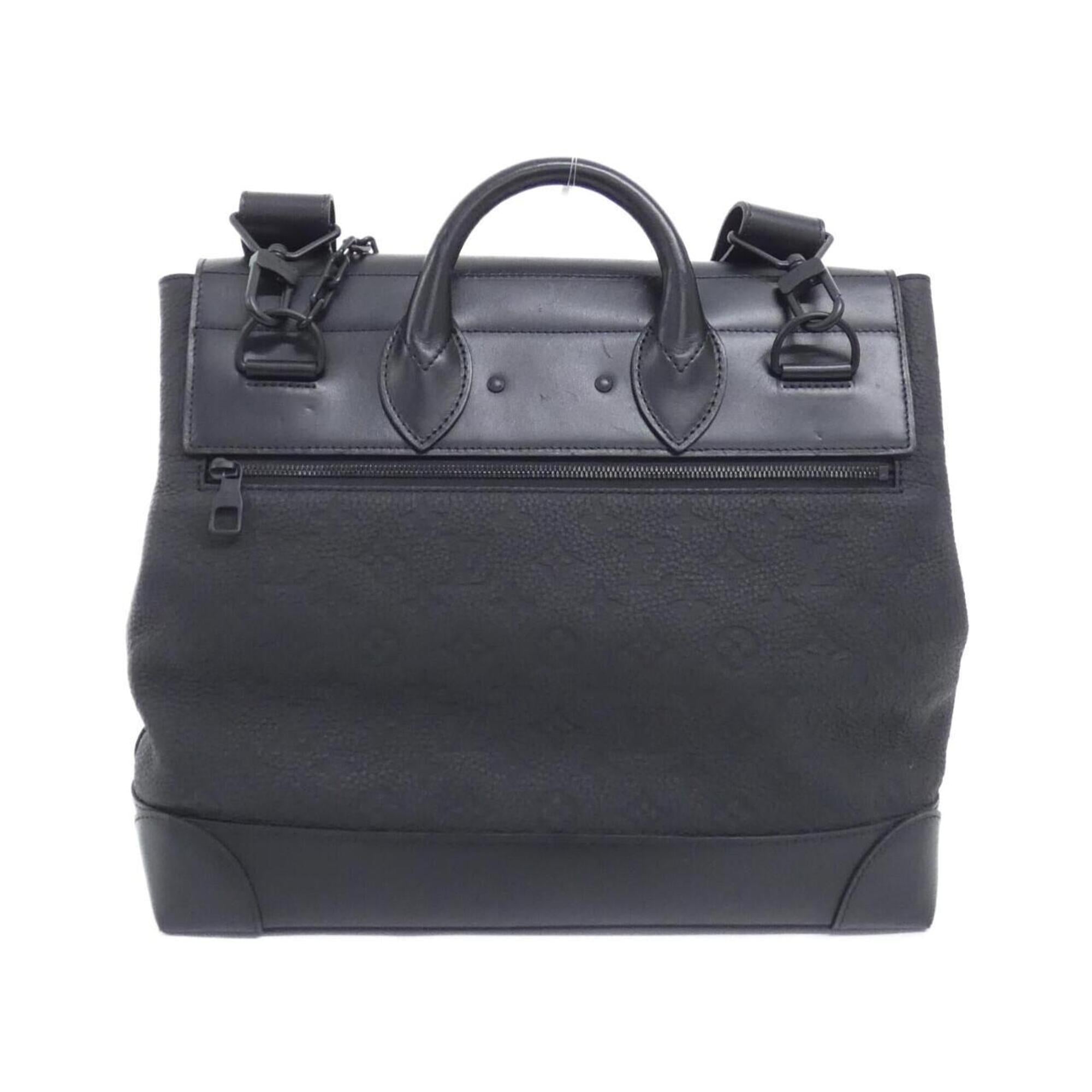 Louis Vuitton Taurillon Black Leather Handbag (Pre-Owned)