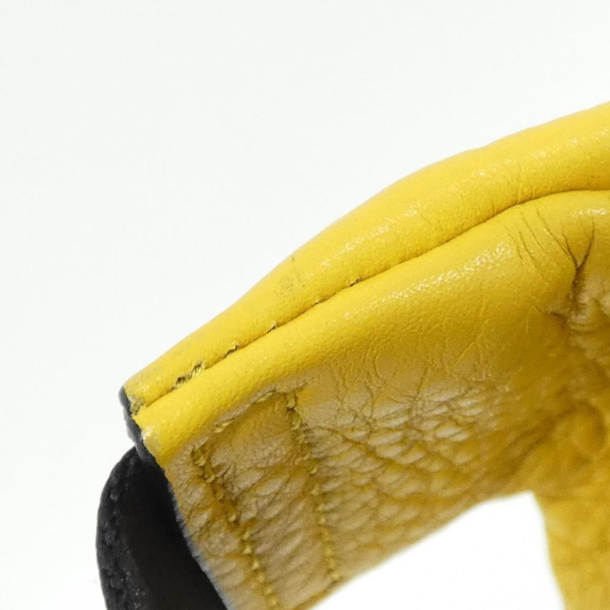 Fendi Yellow Leather Fanny Pack (Pre-Owned)