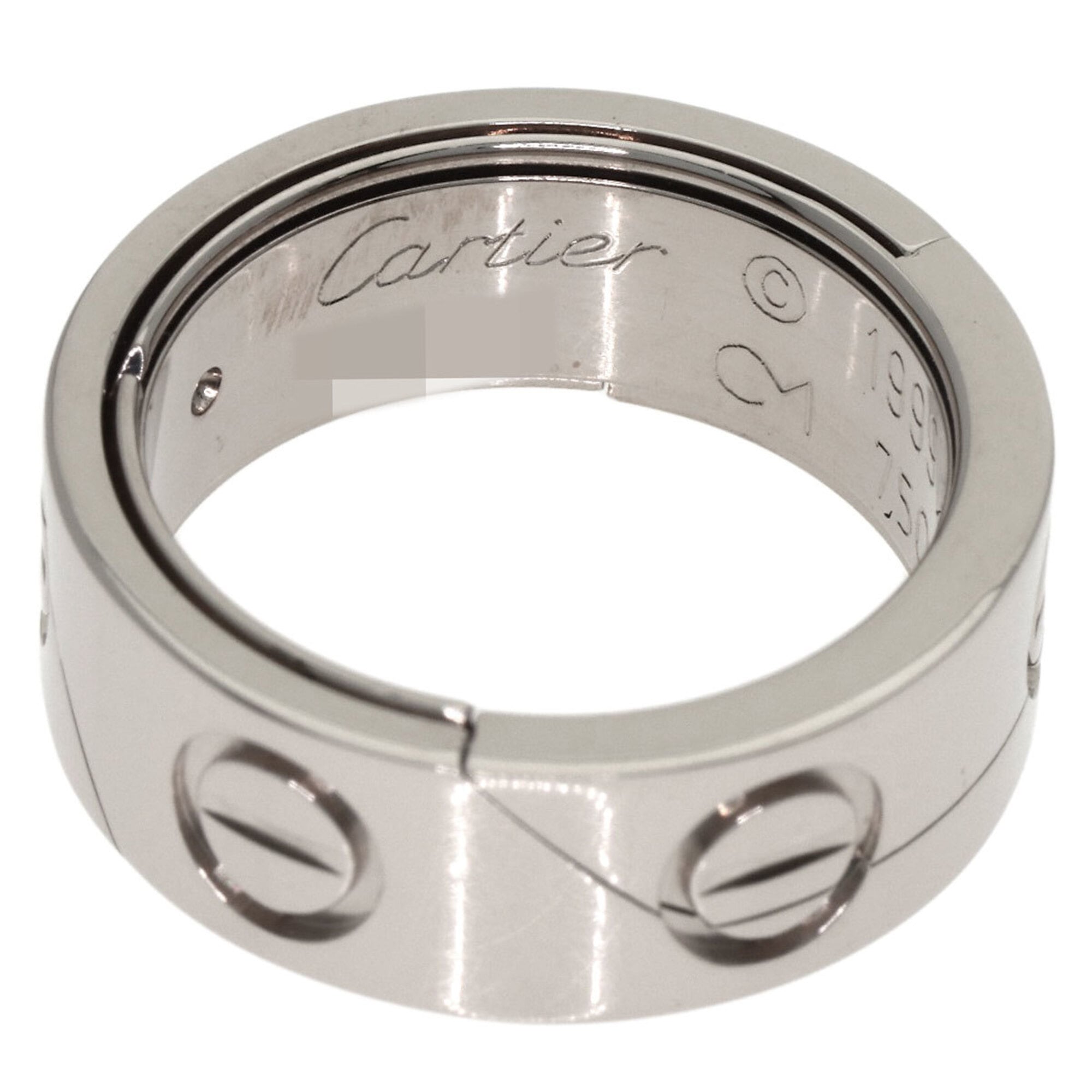 Cartier White Gold White Gold (18K) Band Ring (Pre-Owned)