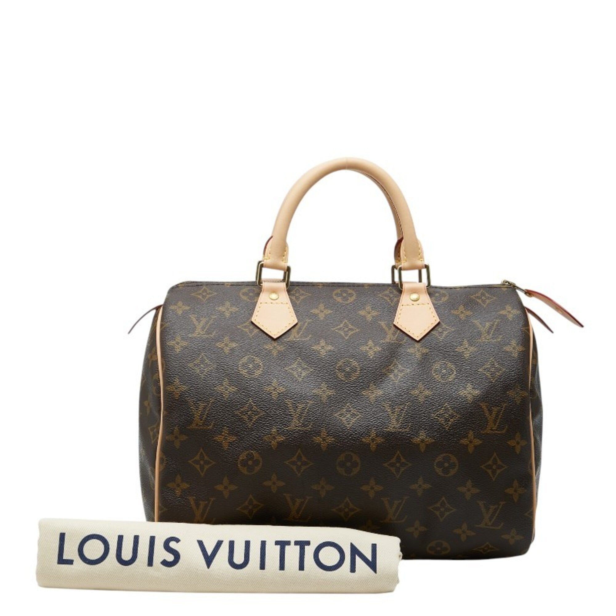 Louis Vuitton Brown Monogram Pvc Leather Boston Bag Handbag (Pre-Owned)