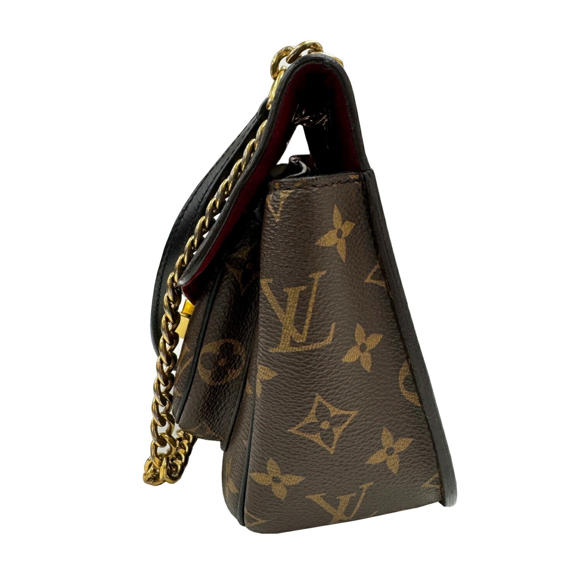 Louis Vuitton Monogram Black Brown Monogram Leather Shoulder Bag (Pre-Owned)