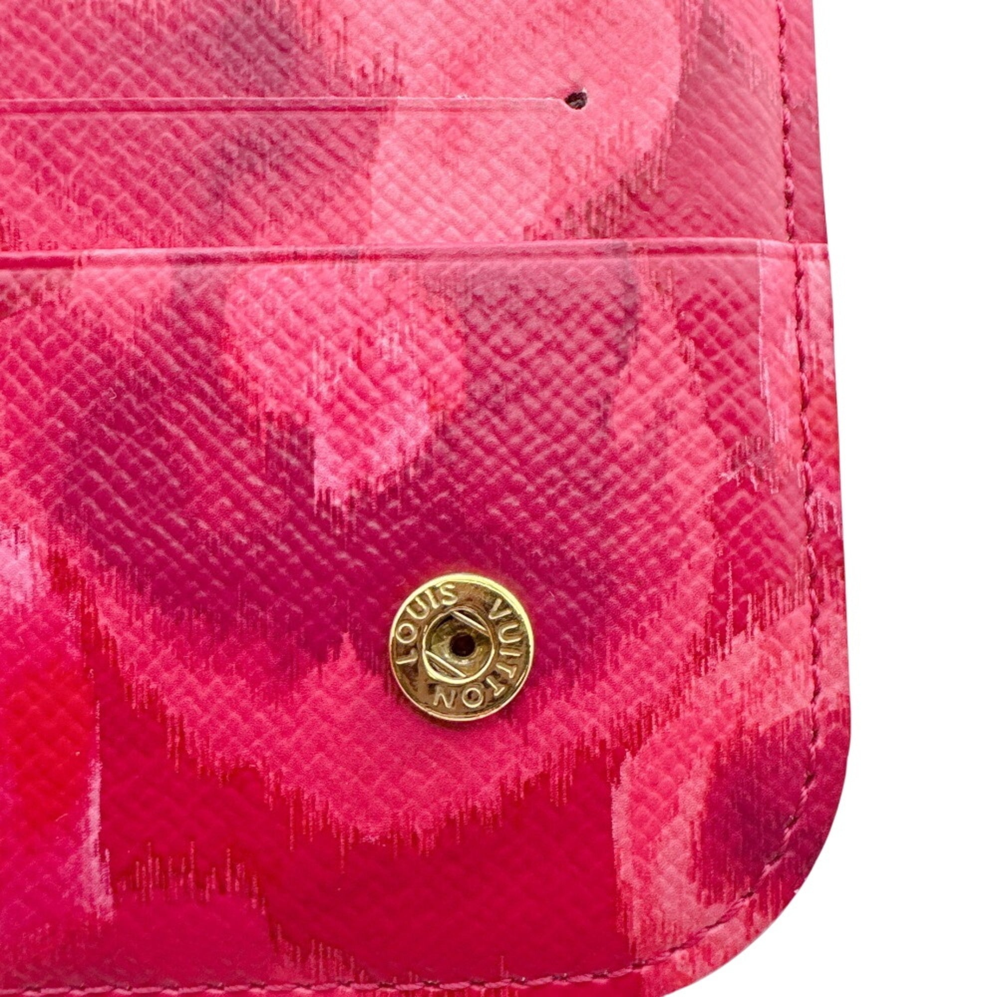 Louis Vuitton Brown Indian Rose Monogram Leather Long Wallet (Bi-Fold) (Pre-Owned)