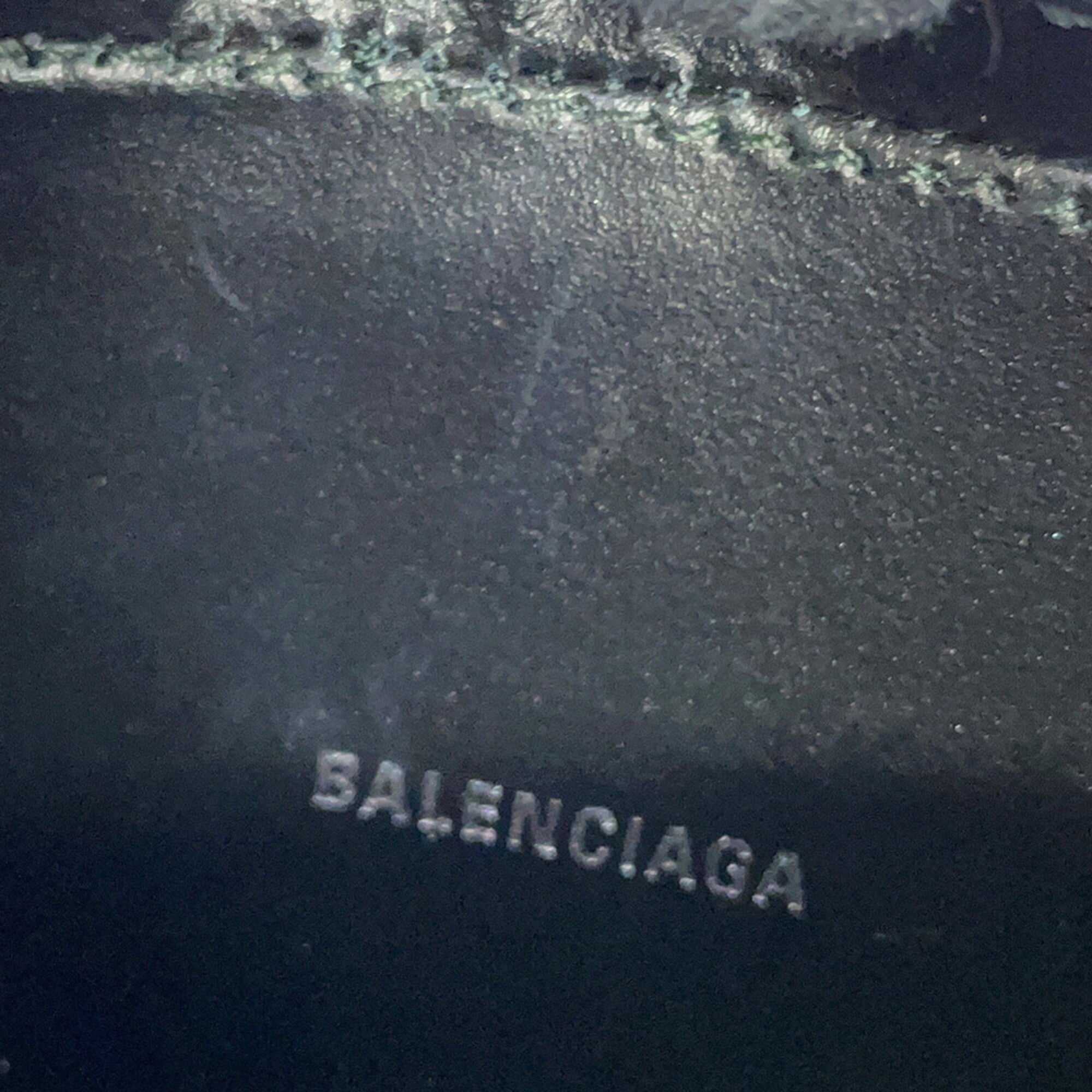 Balenciaga Silver Leather Handbag Shoulder Bag (Pre-Owned)
