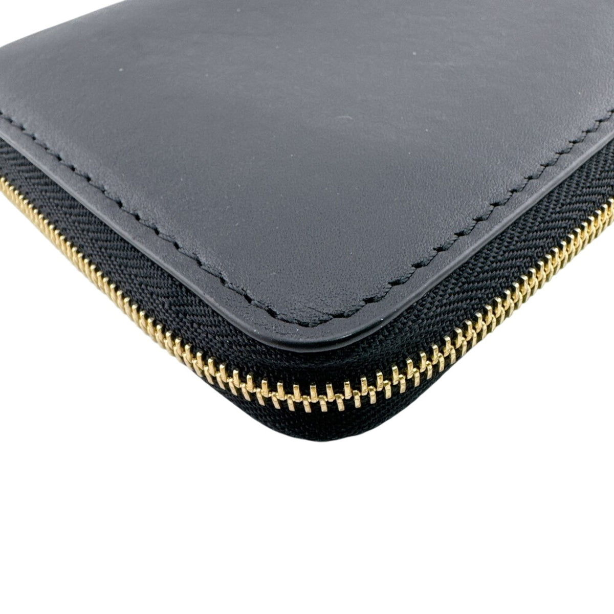 Loewe Black Orange Leather Long Wallet (Bi-Fold) (Pre-Owned)