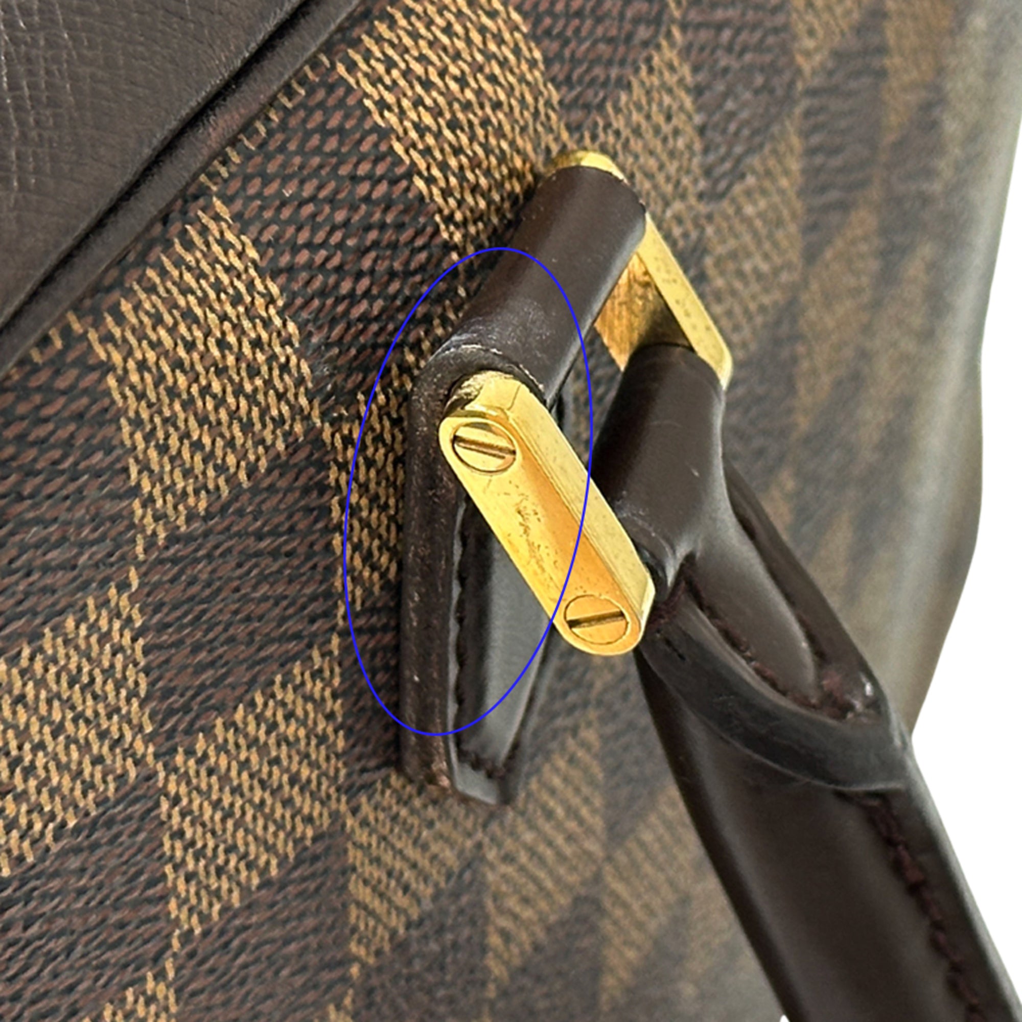 Louis Vuitton Brown Ebene Damier Canvas Handbag (Pre-Owned)