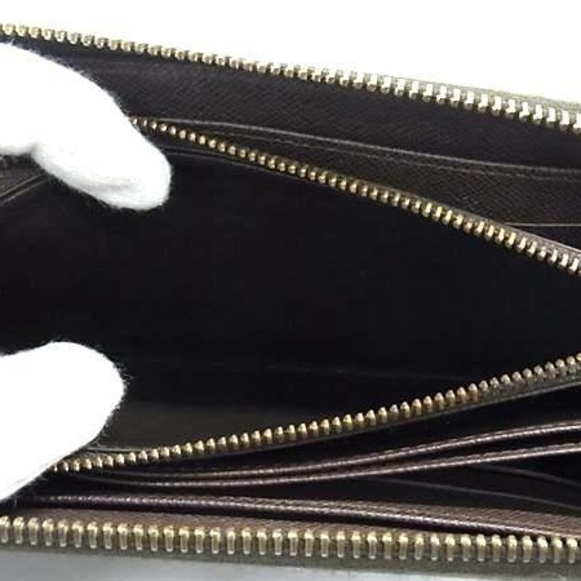 Louis Vuitton Brown Damier Canvas Long Wallet (Bi-Fold) (Pre-Owned)