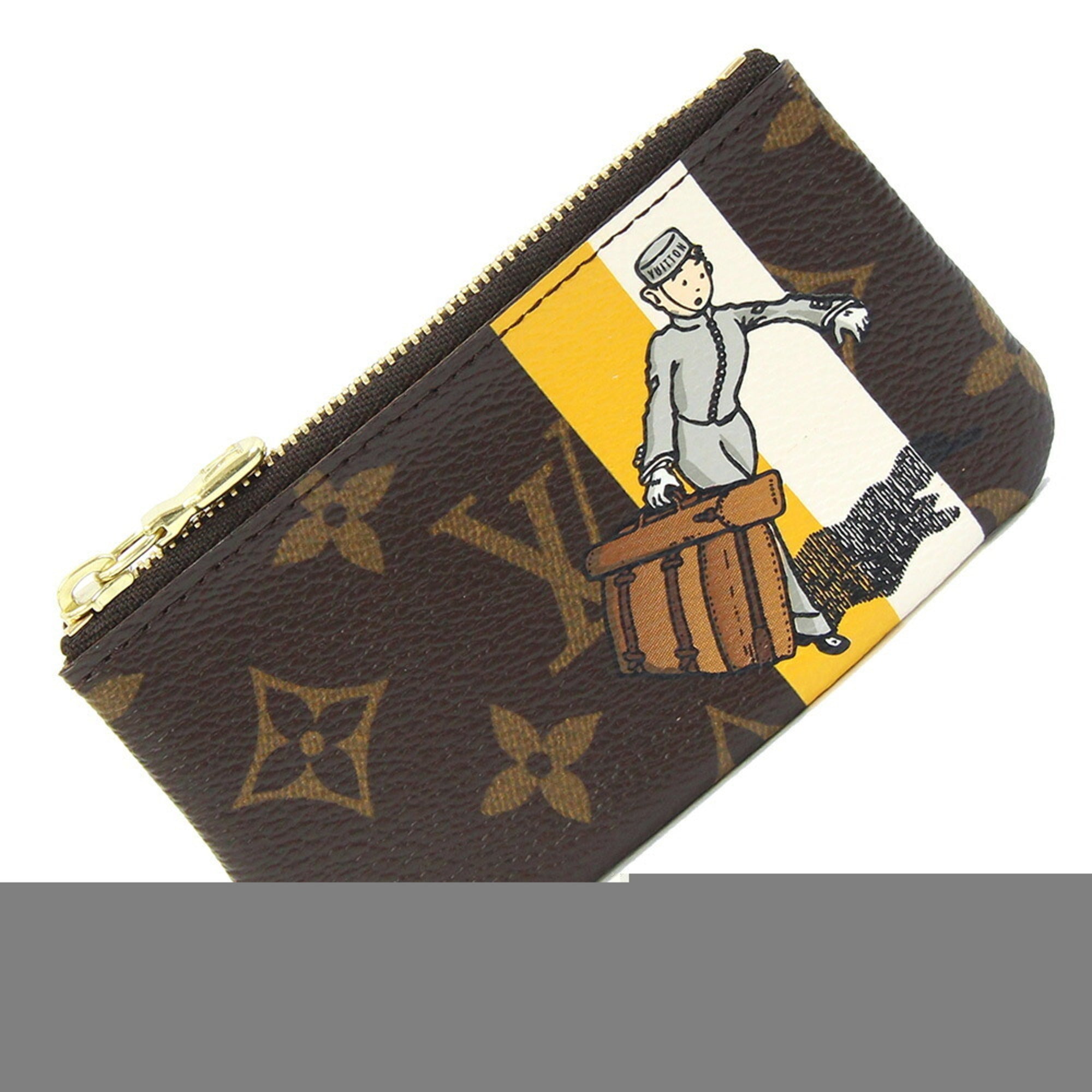 Louis Vuitton Jaune Monogram Monogram Groom Coin Purse/Coin Case (Pre-Owned)